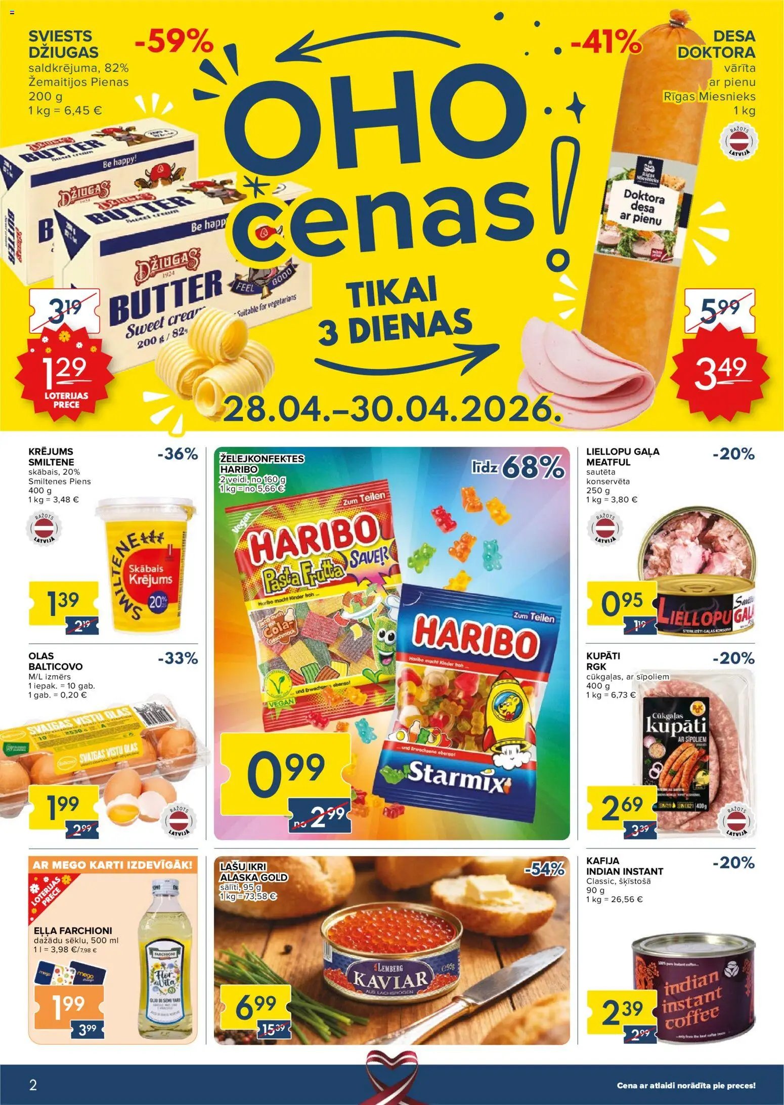 Mego - Akciju buklets