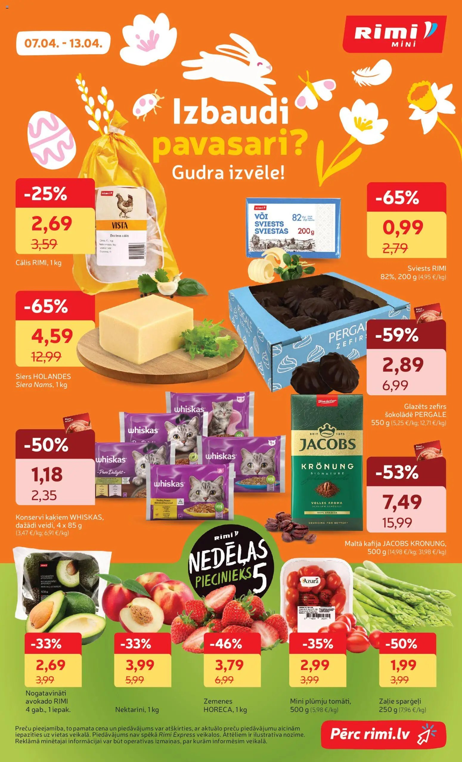 Rimi Mini Rimi akciju buklets