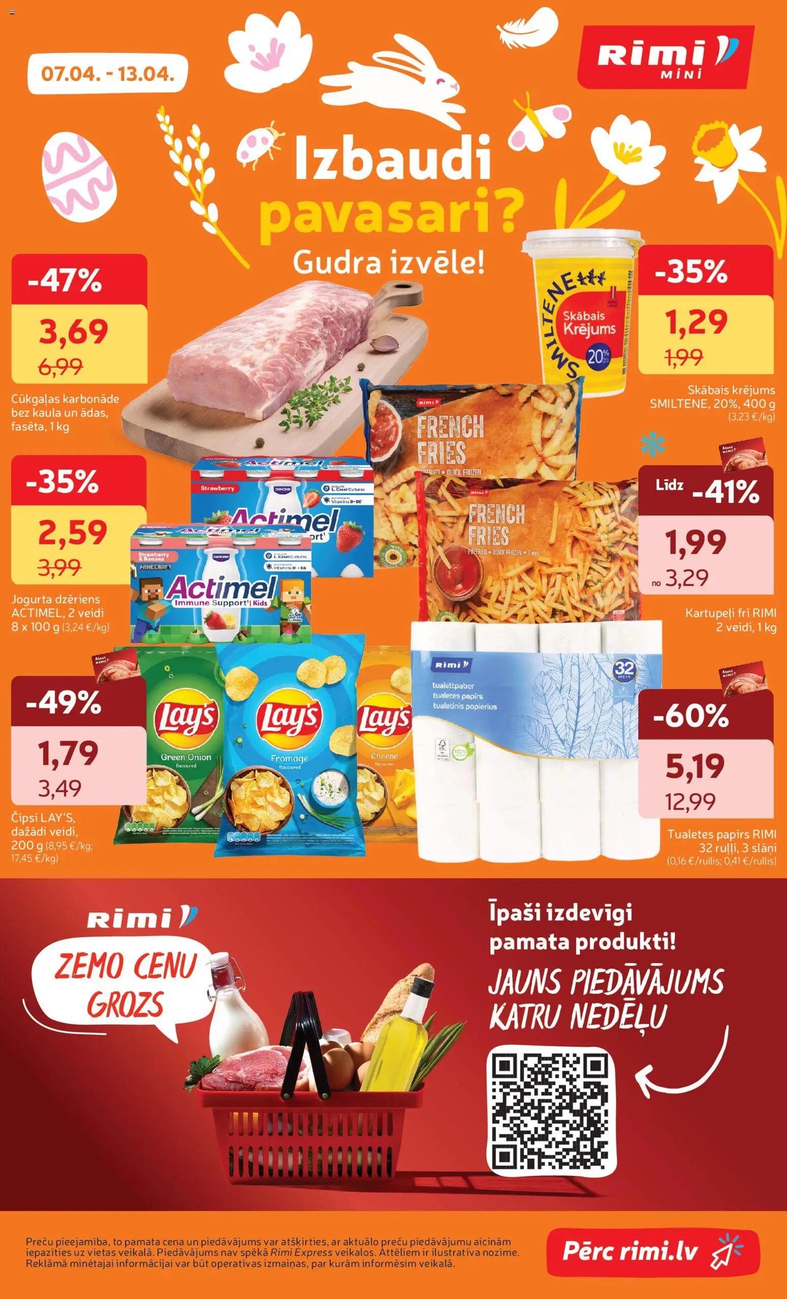 Rimi Mini Rimi akciju buklets