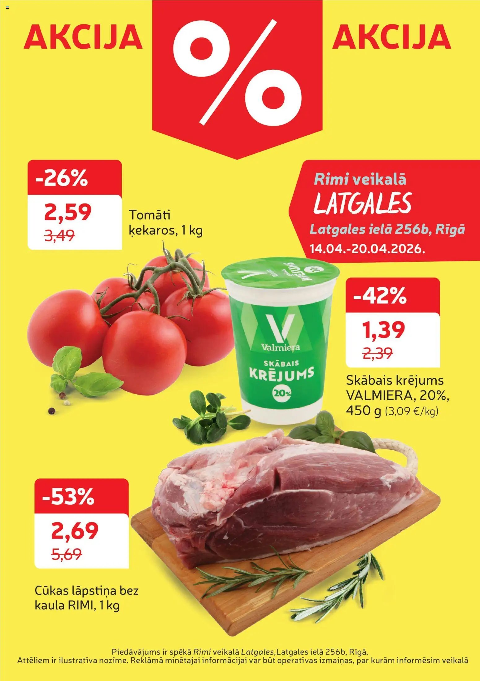 Rimi Latgales piedāvājumi