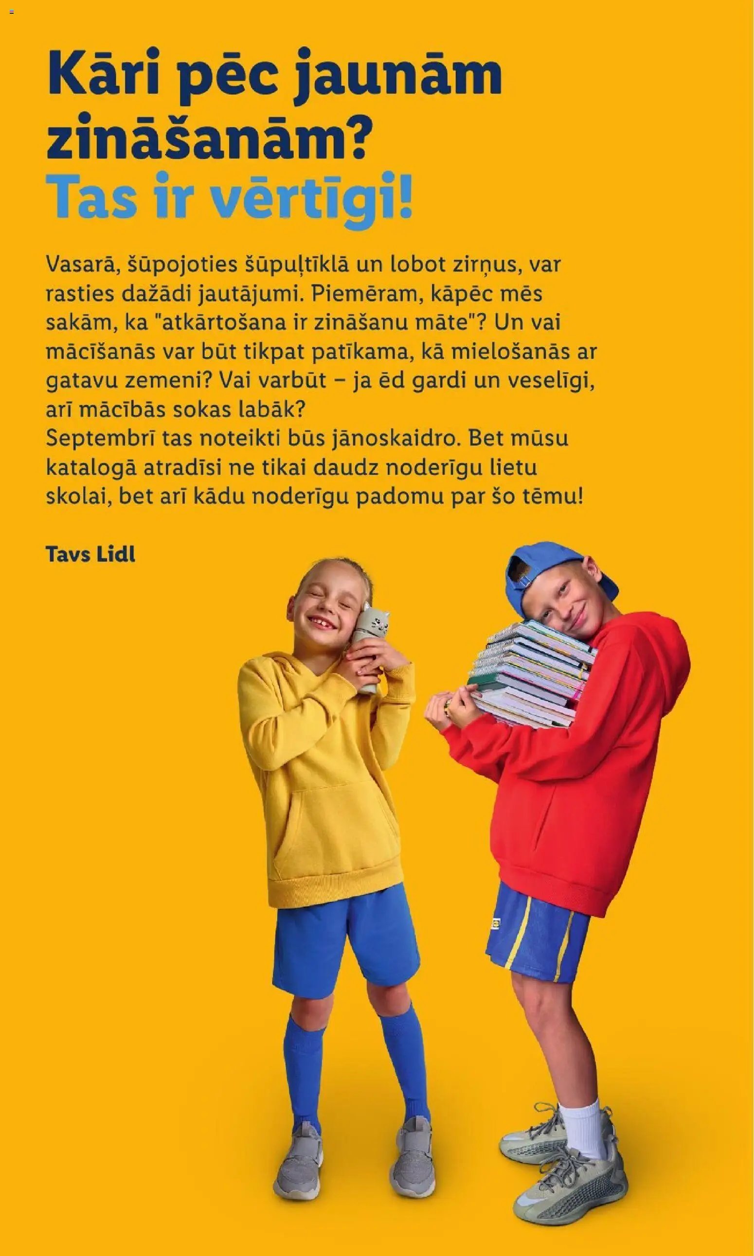 Lidl - Atpakaļ uz skolu