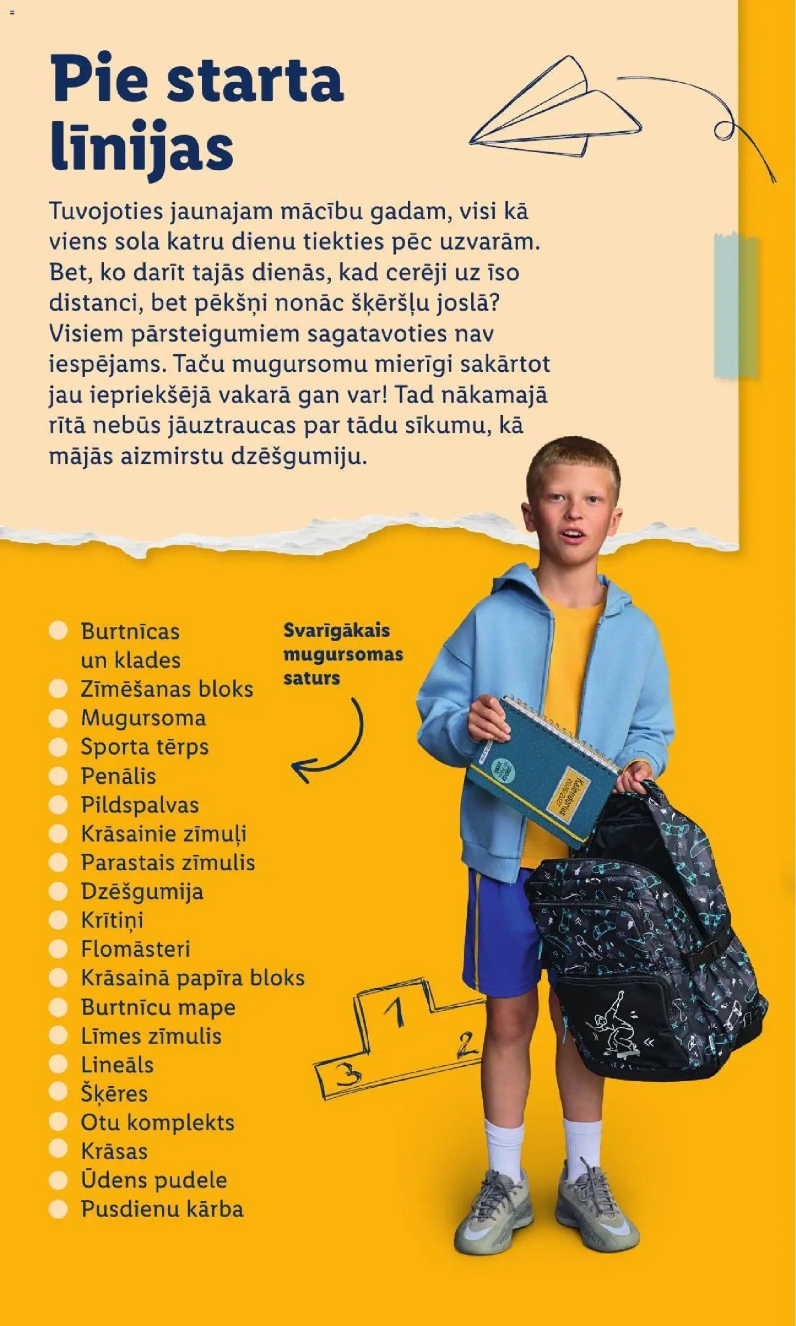Lidl - Atpakaļ uz skolu