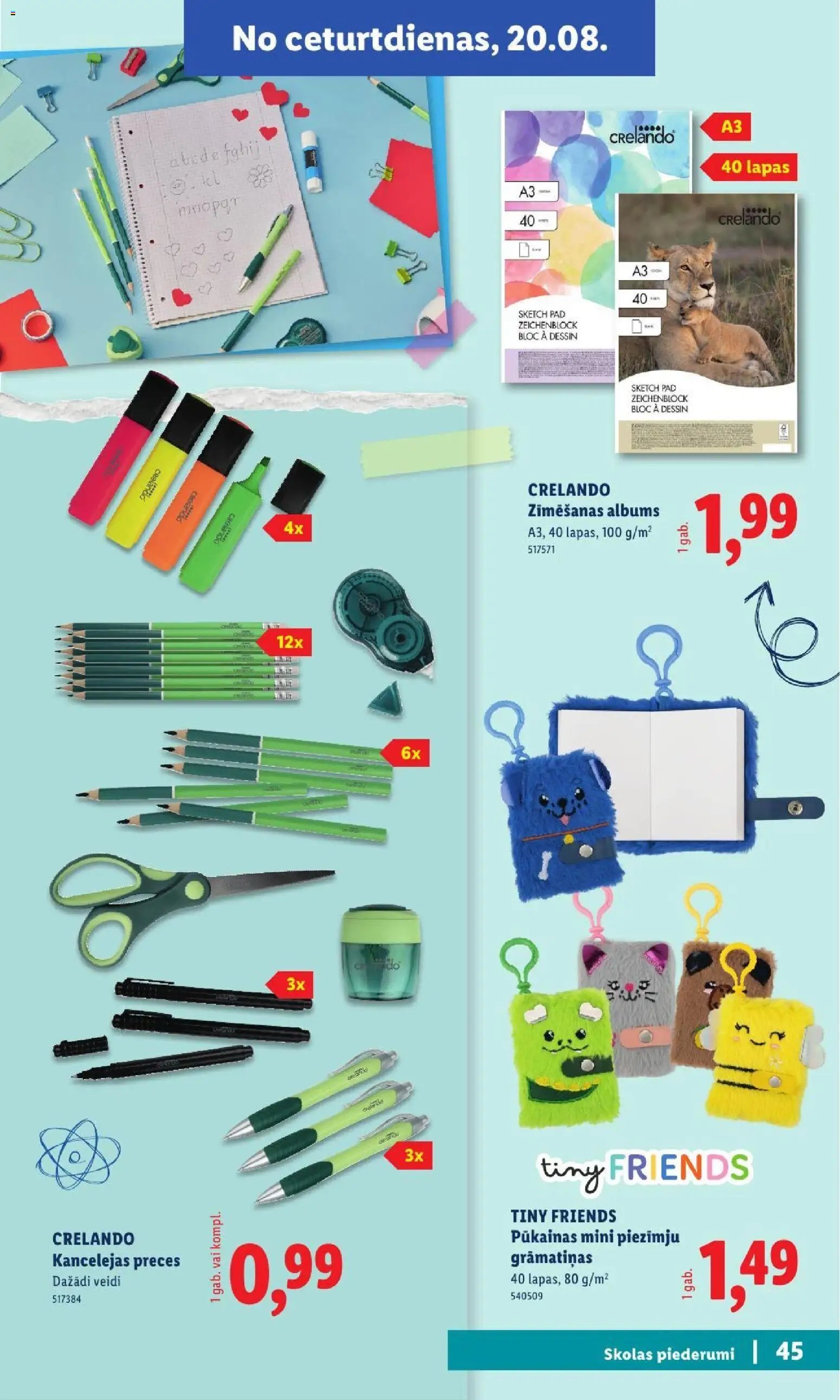 Lidl - Atpakaļ uz skolu