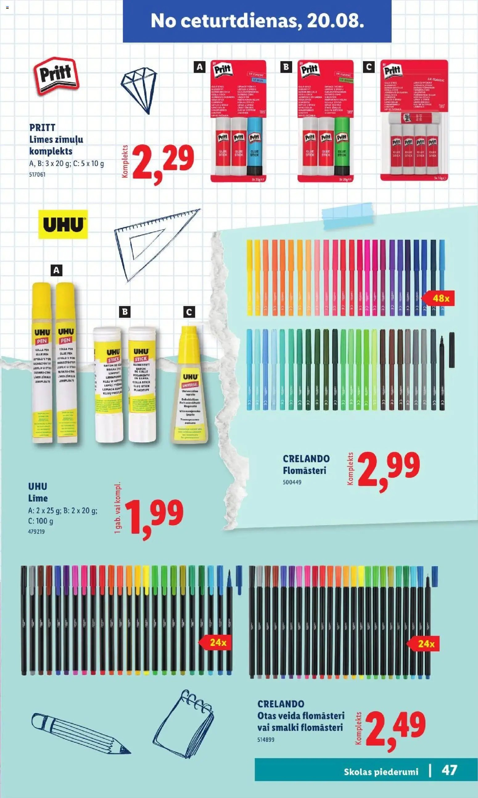 Lidl - Atpakaļ uz skolu