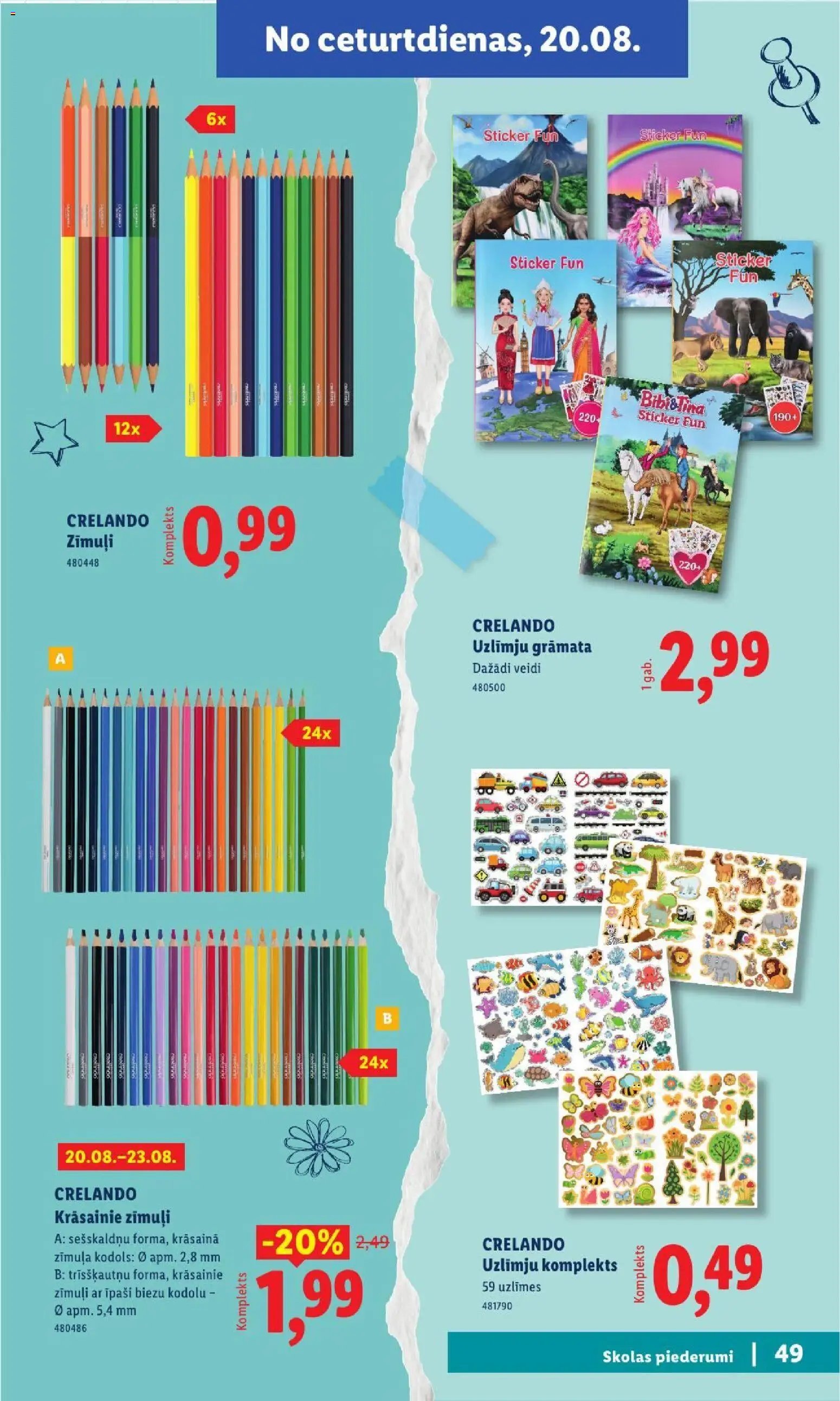 Lidl - Atpakaļ uz skolu