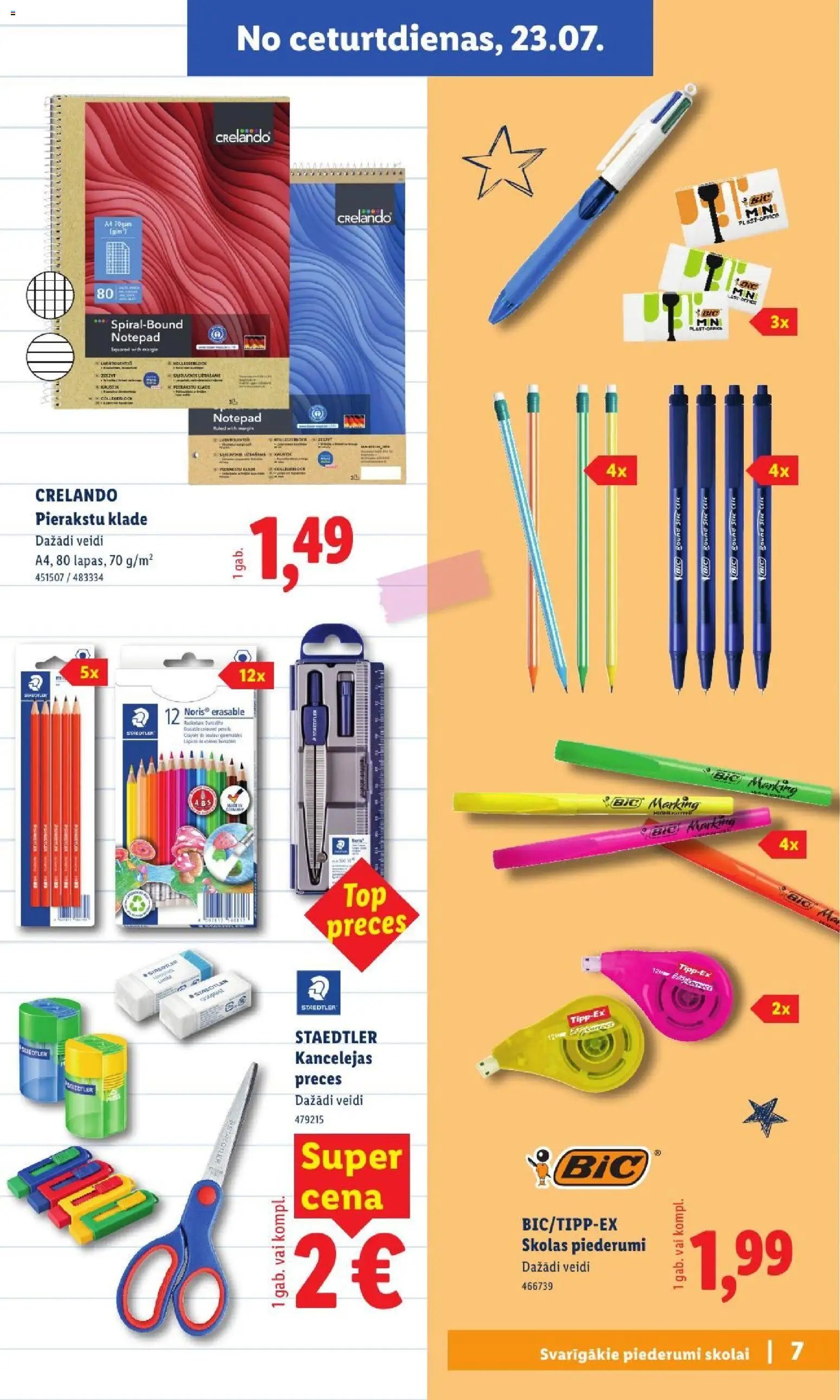 Lidl - Atpakaļ uz skolu