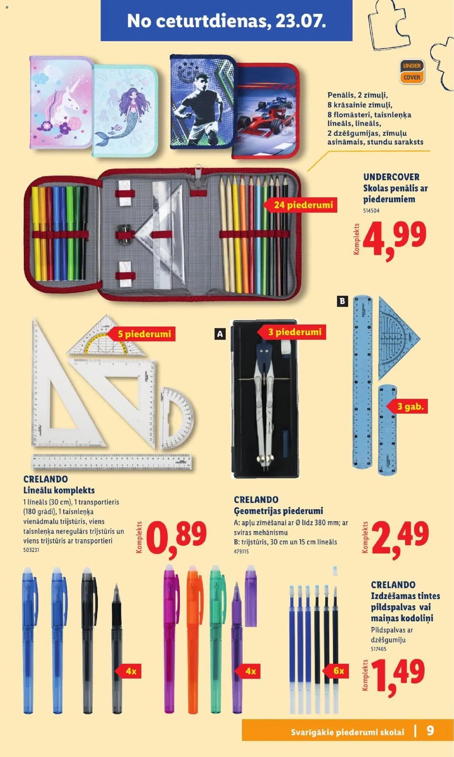 Lidl - Atpakaļ uz skolu