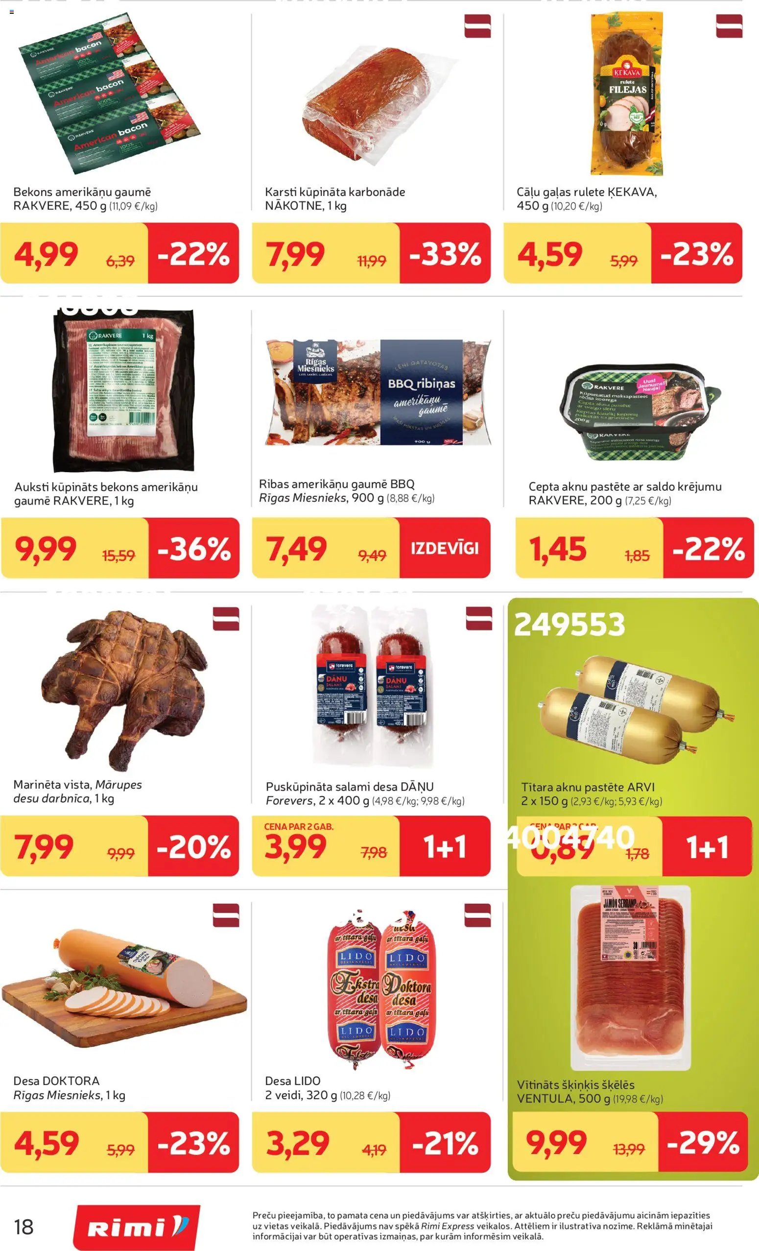 Rimi Akciju buklets