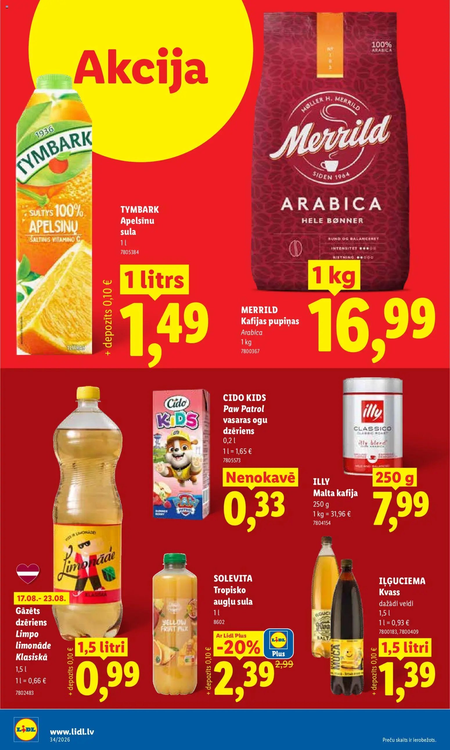 Lidl Akciju buklets