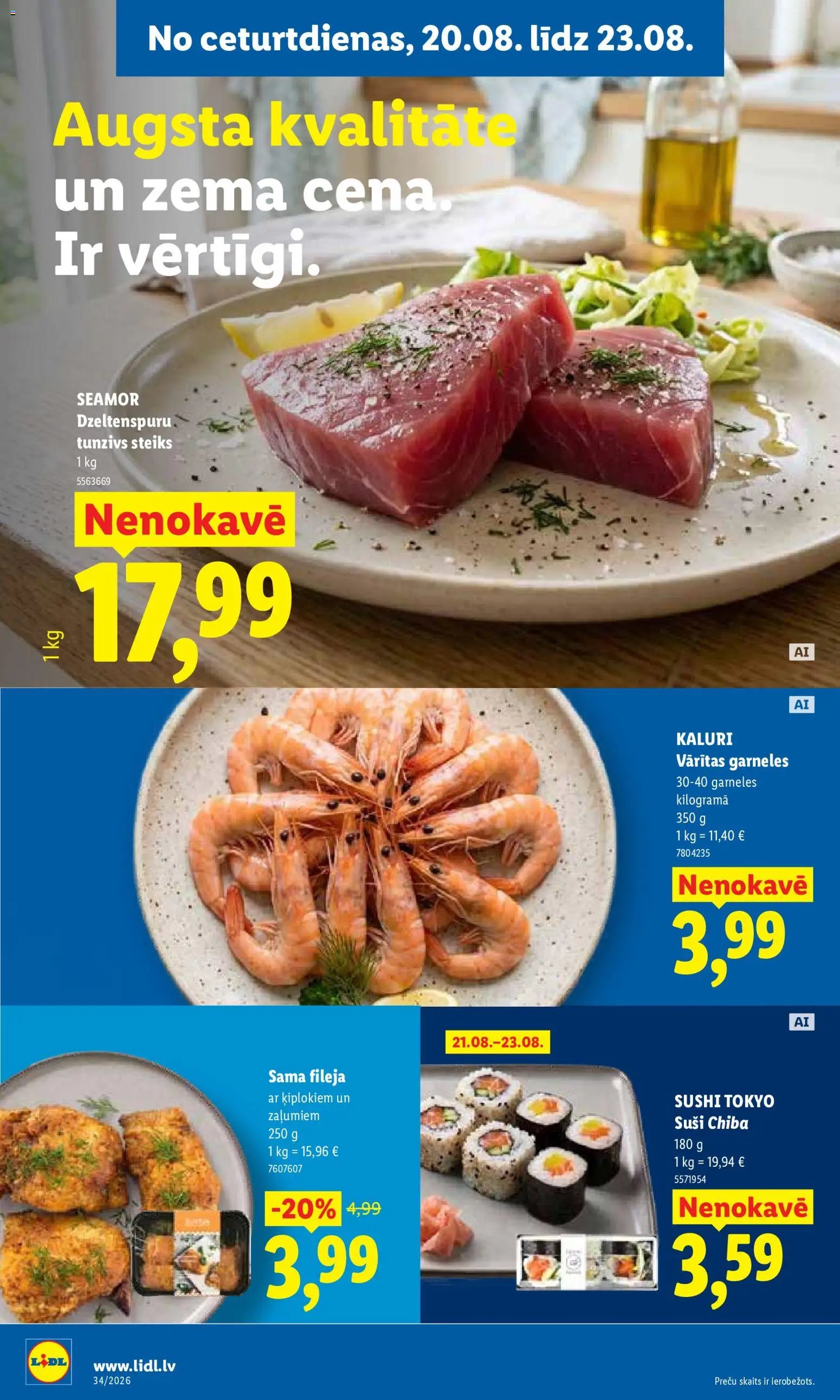 Lidl Akciju buklets