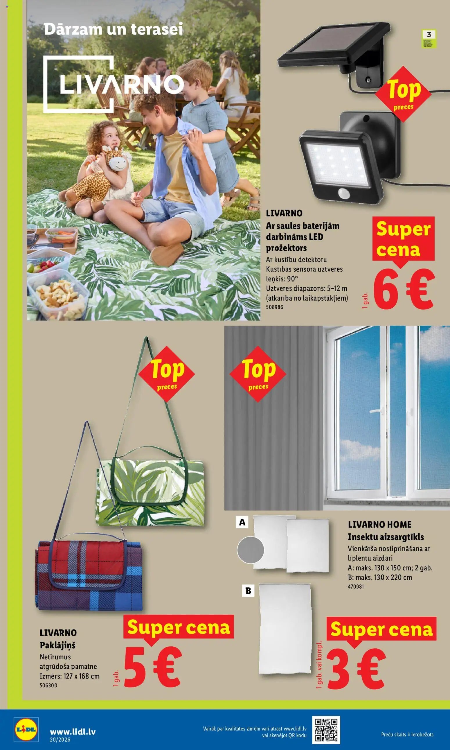 Lidl Nepārtikas preču piedāvājums