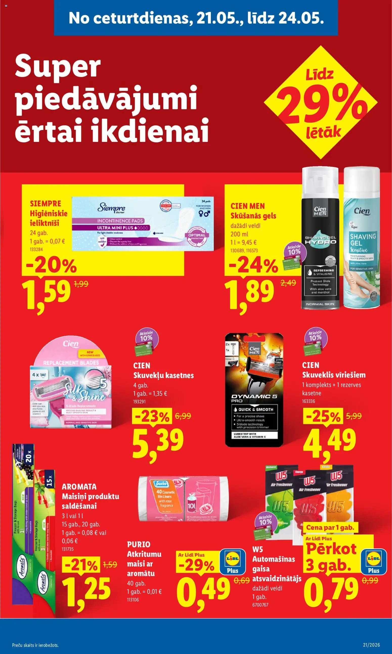 Lidl Akciju buklets