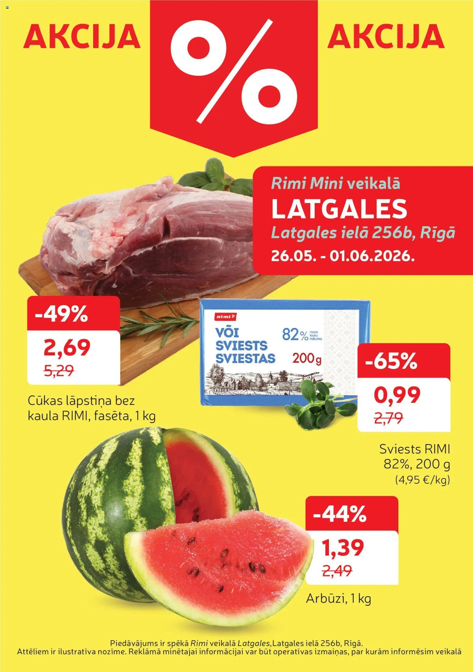 Rimi Latgales piedāvājumi