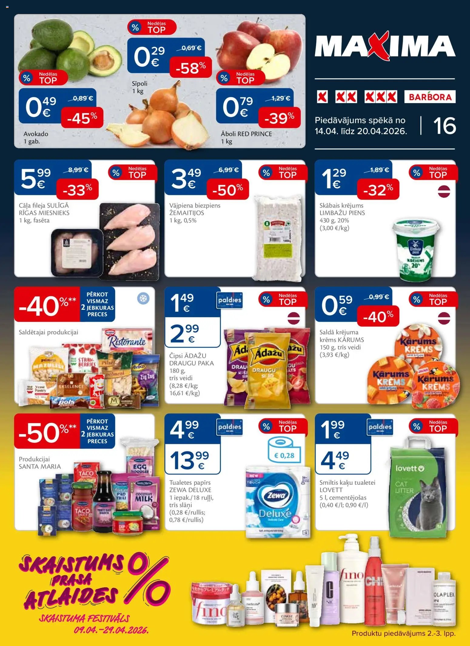 Maxima Akciju buklets