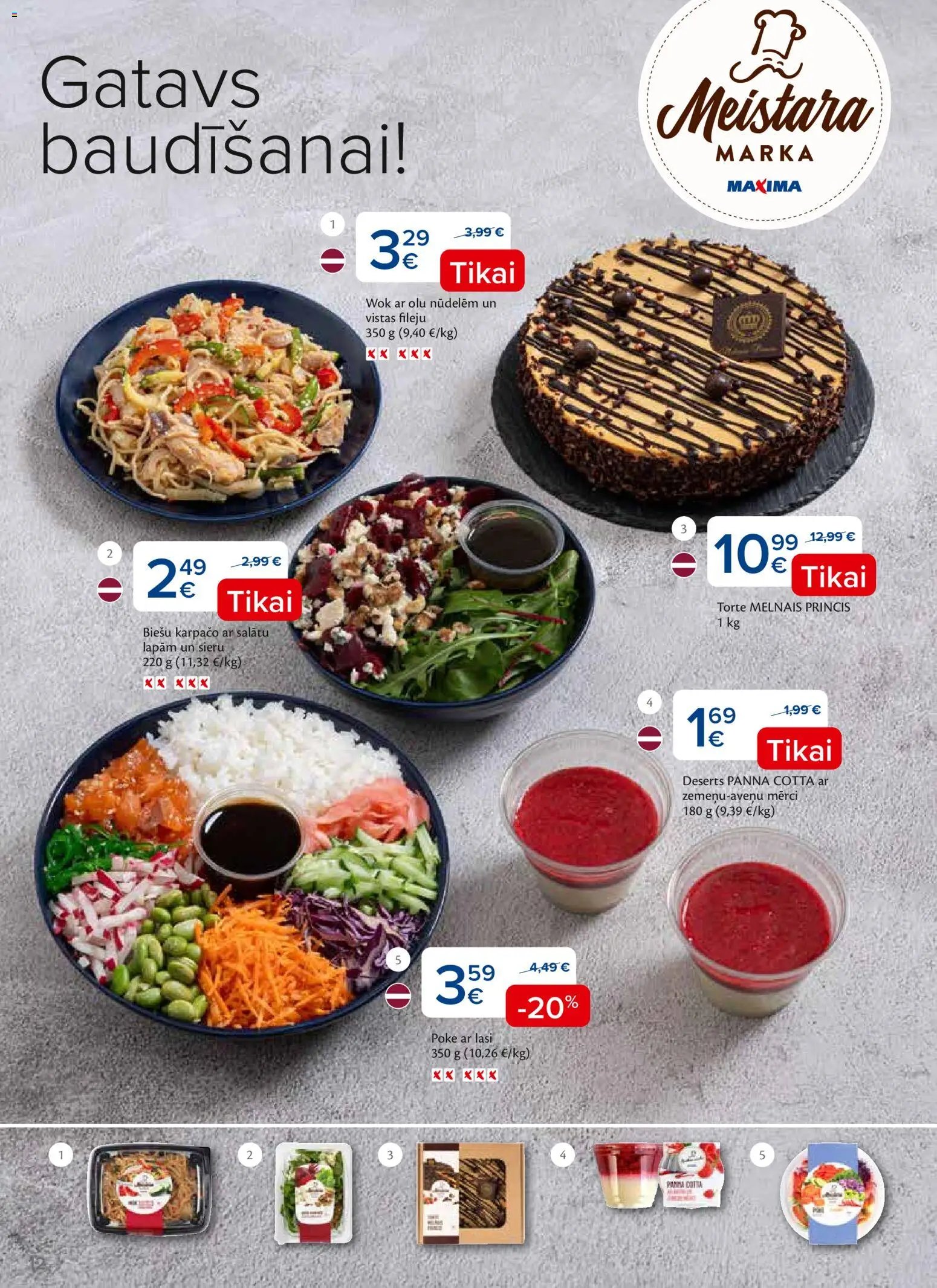 Maxima Akciju buklets