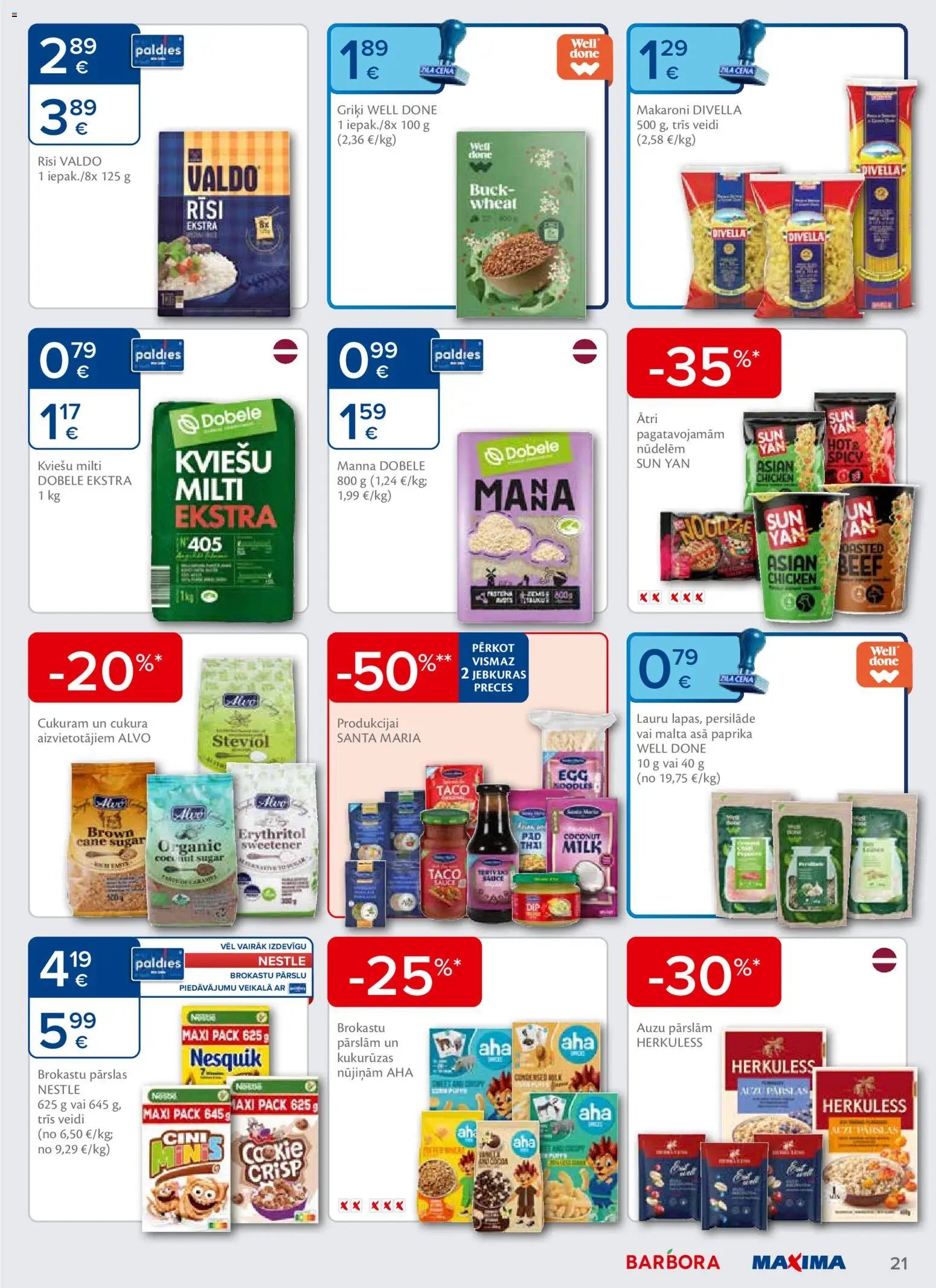 Maxima Akciju buklets