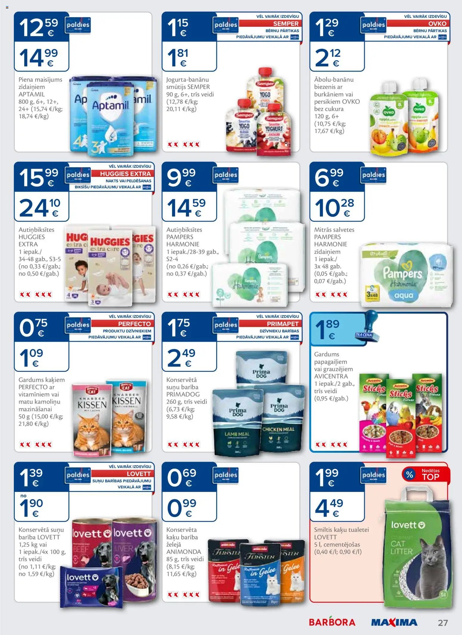 Maxima Akciju buklets