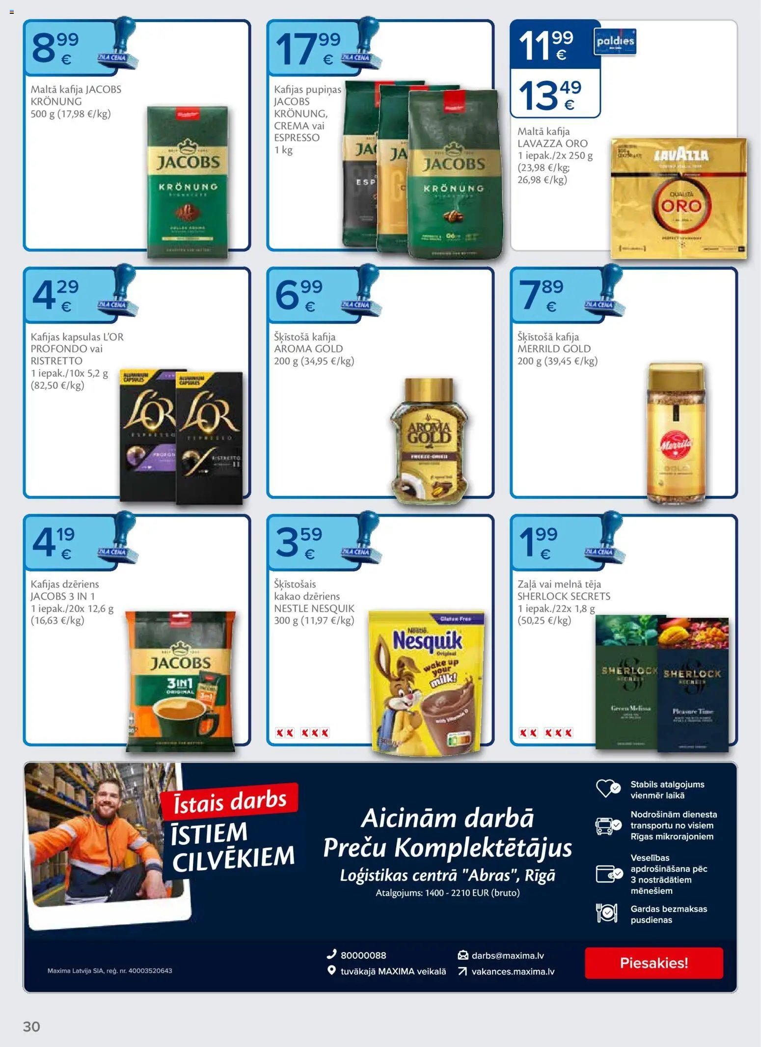 Maxima Akciju buklets