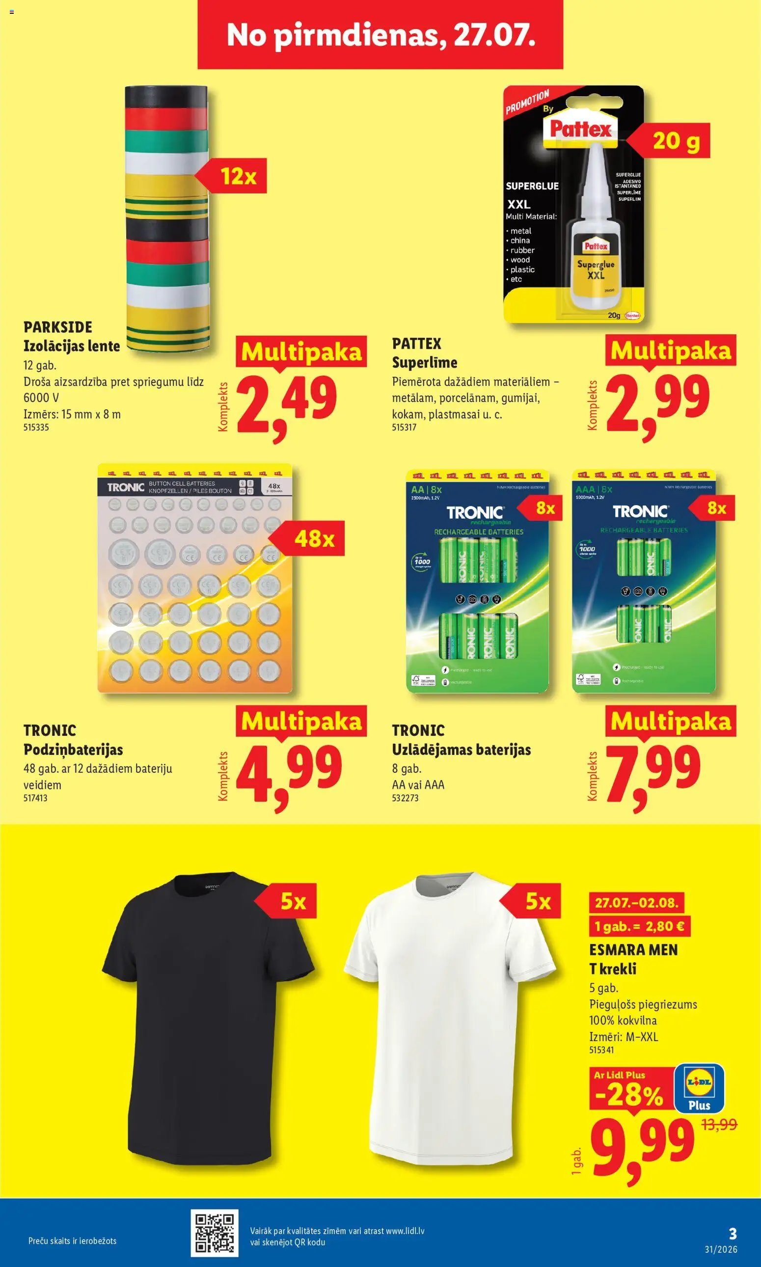Lidl - Nepārtikas preču piedāvājums