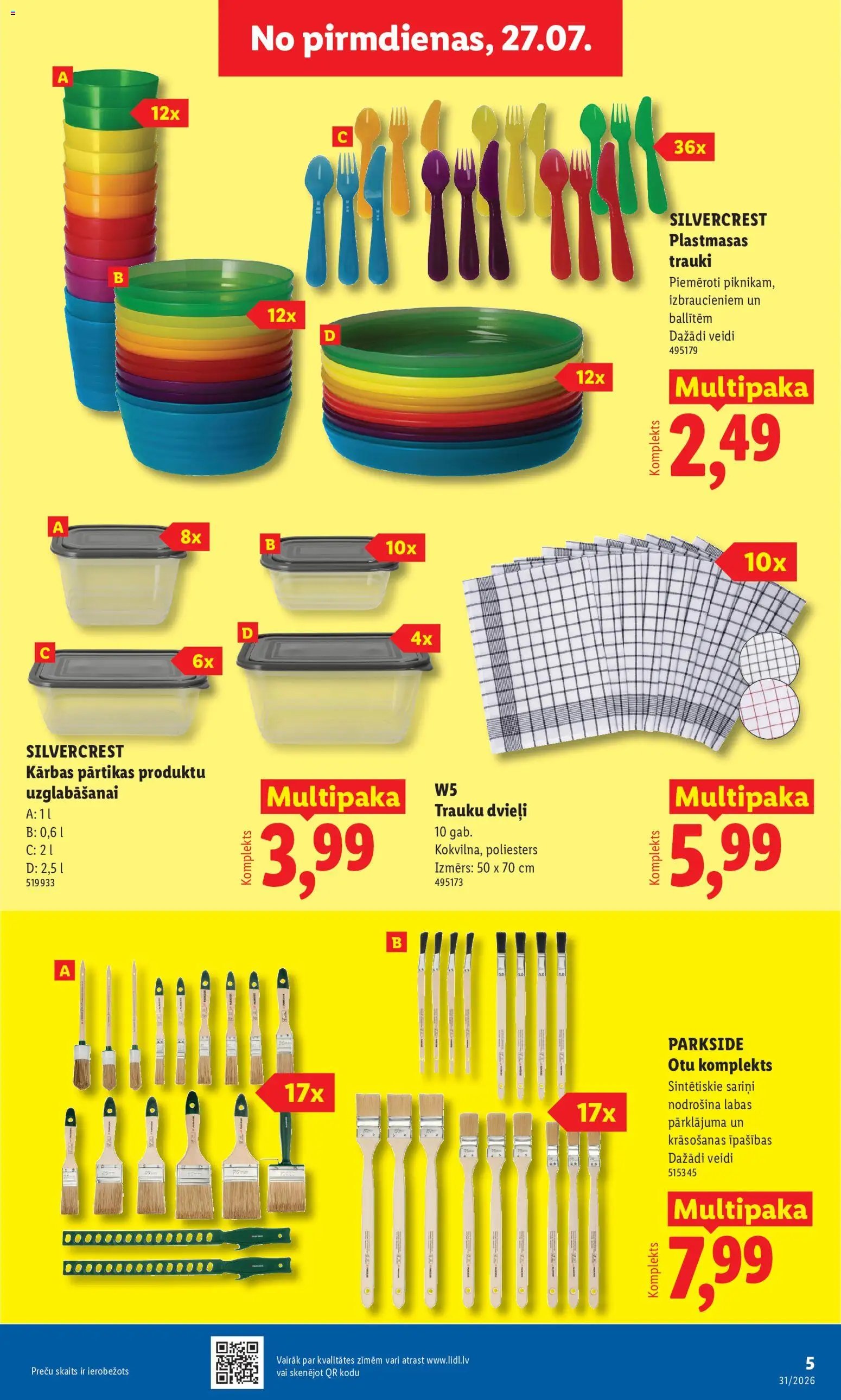 Lidl - Nepārtikas preču piedāvājums
