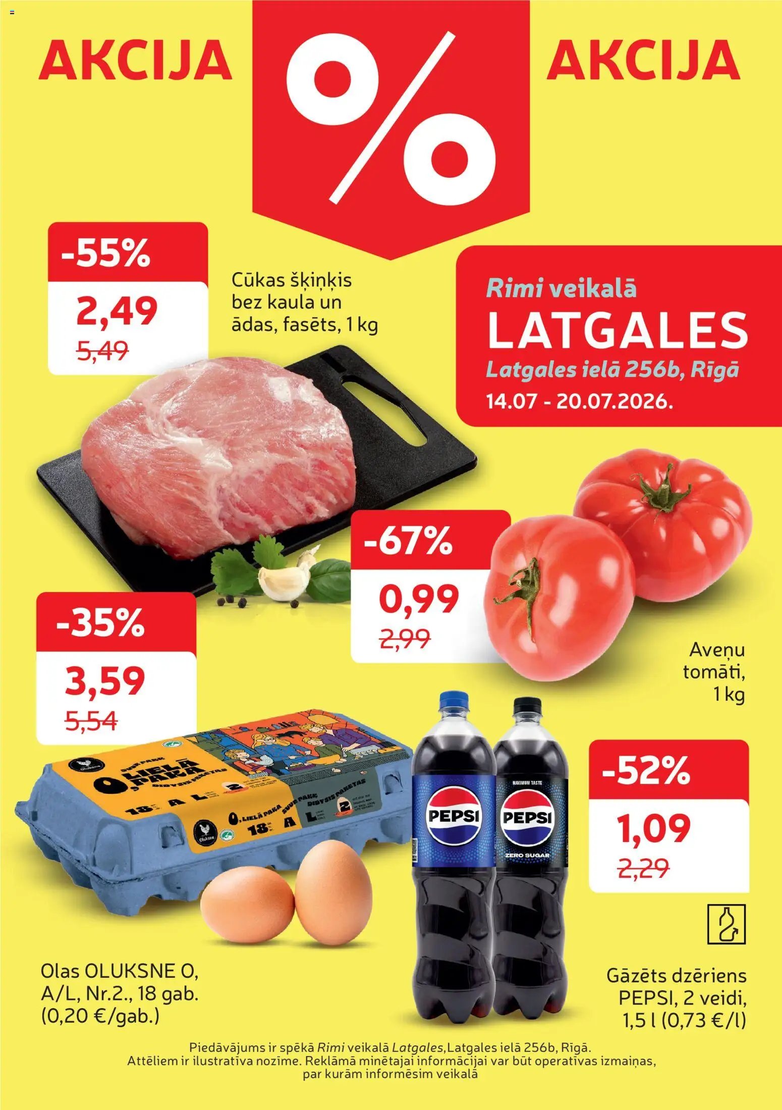 Rimi Latgales piedāvājumi