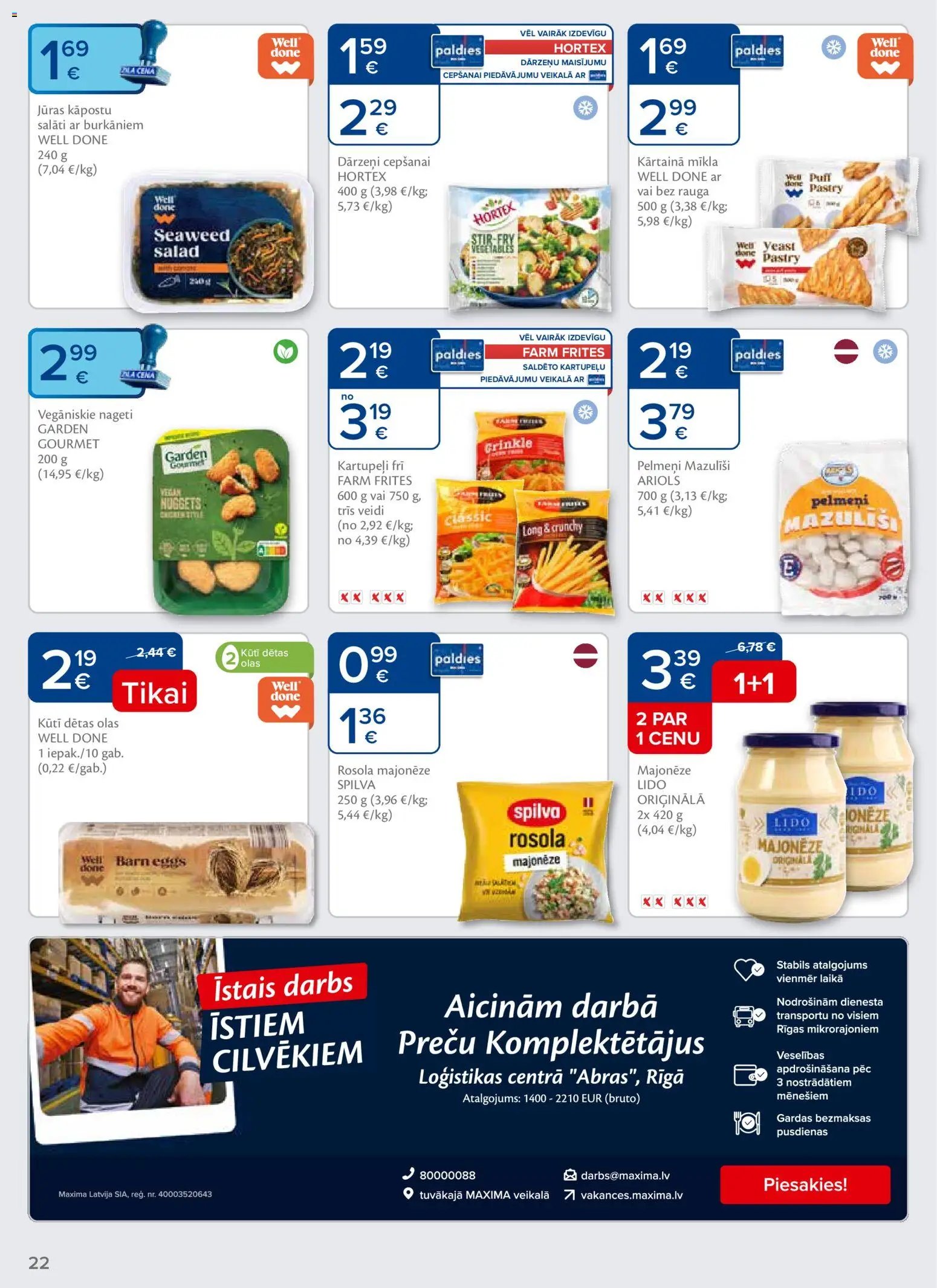 Maxima Akciju buklets