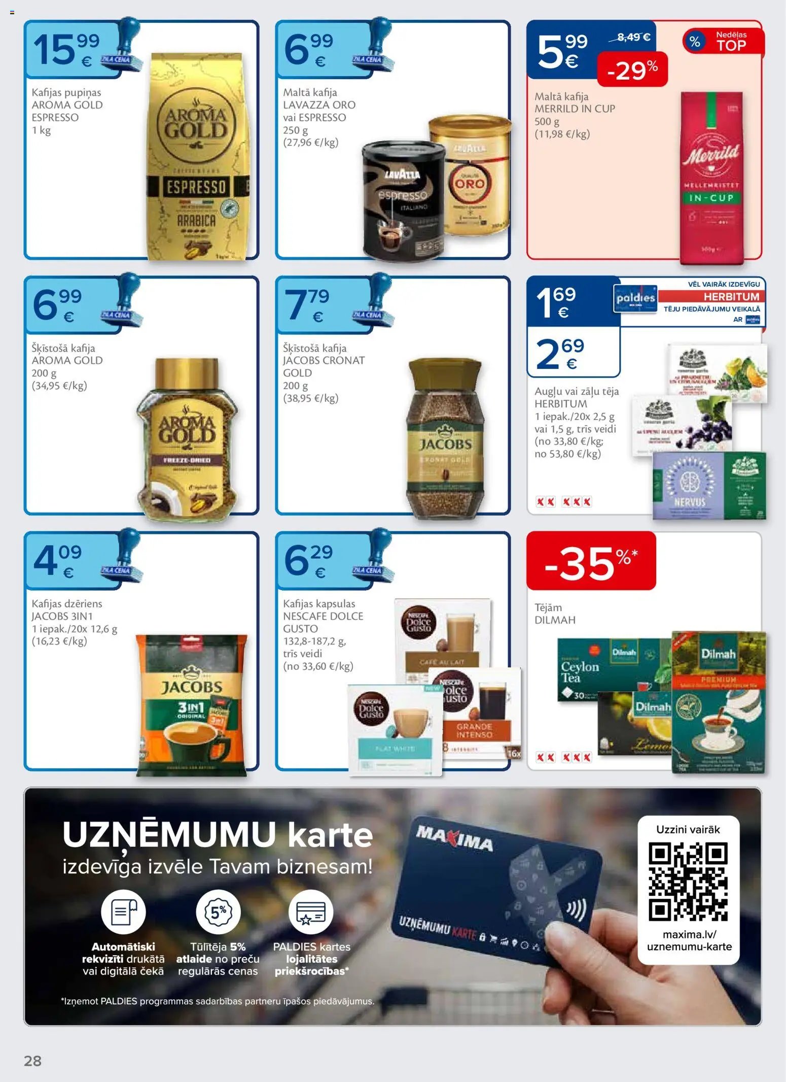 Maxima Akciju buklets