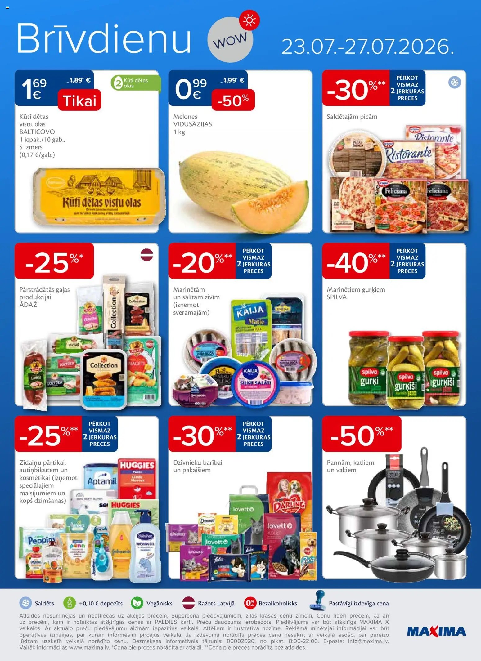 Maxima Akciju buklets