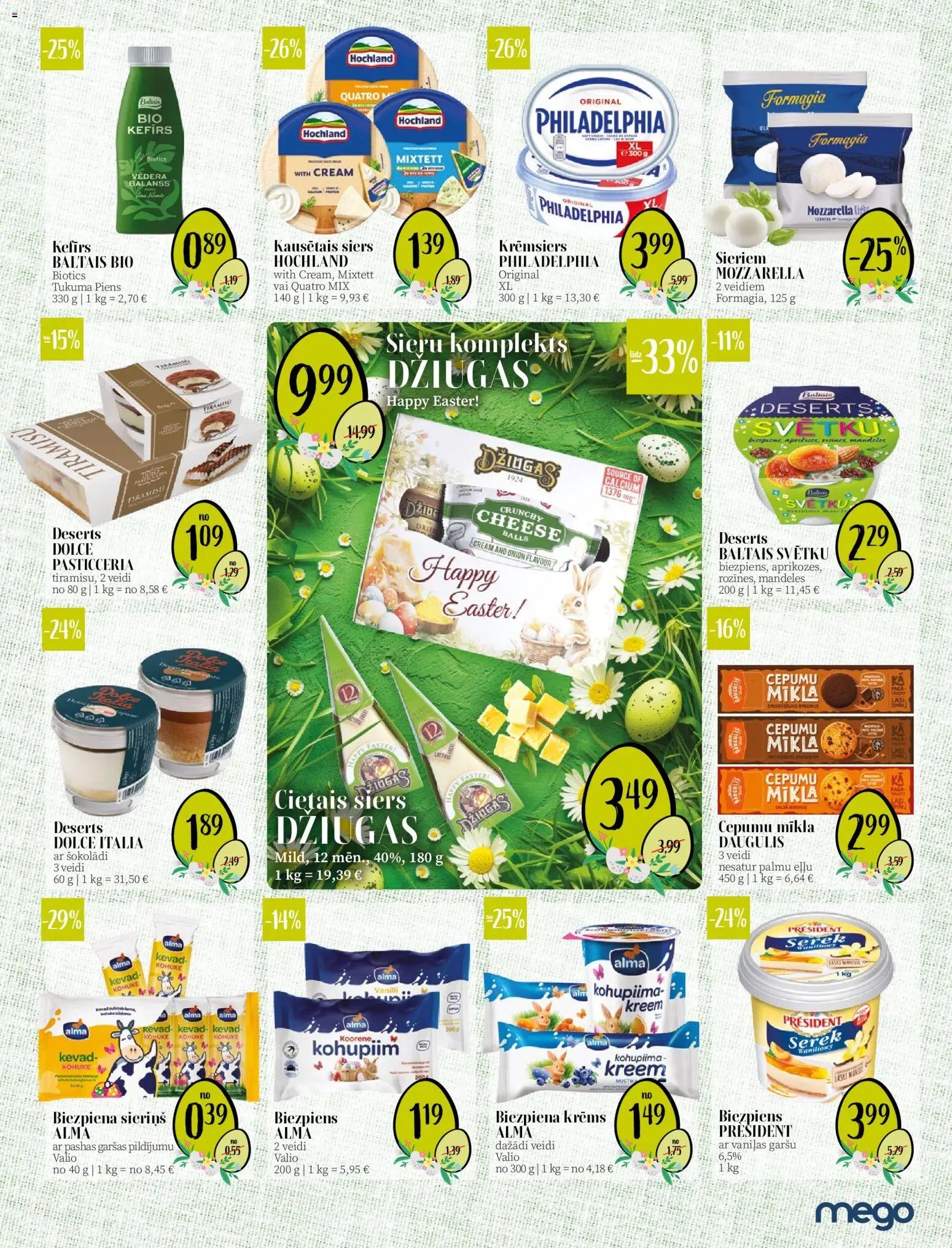 Mego - Akciju buklets