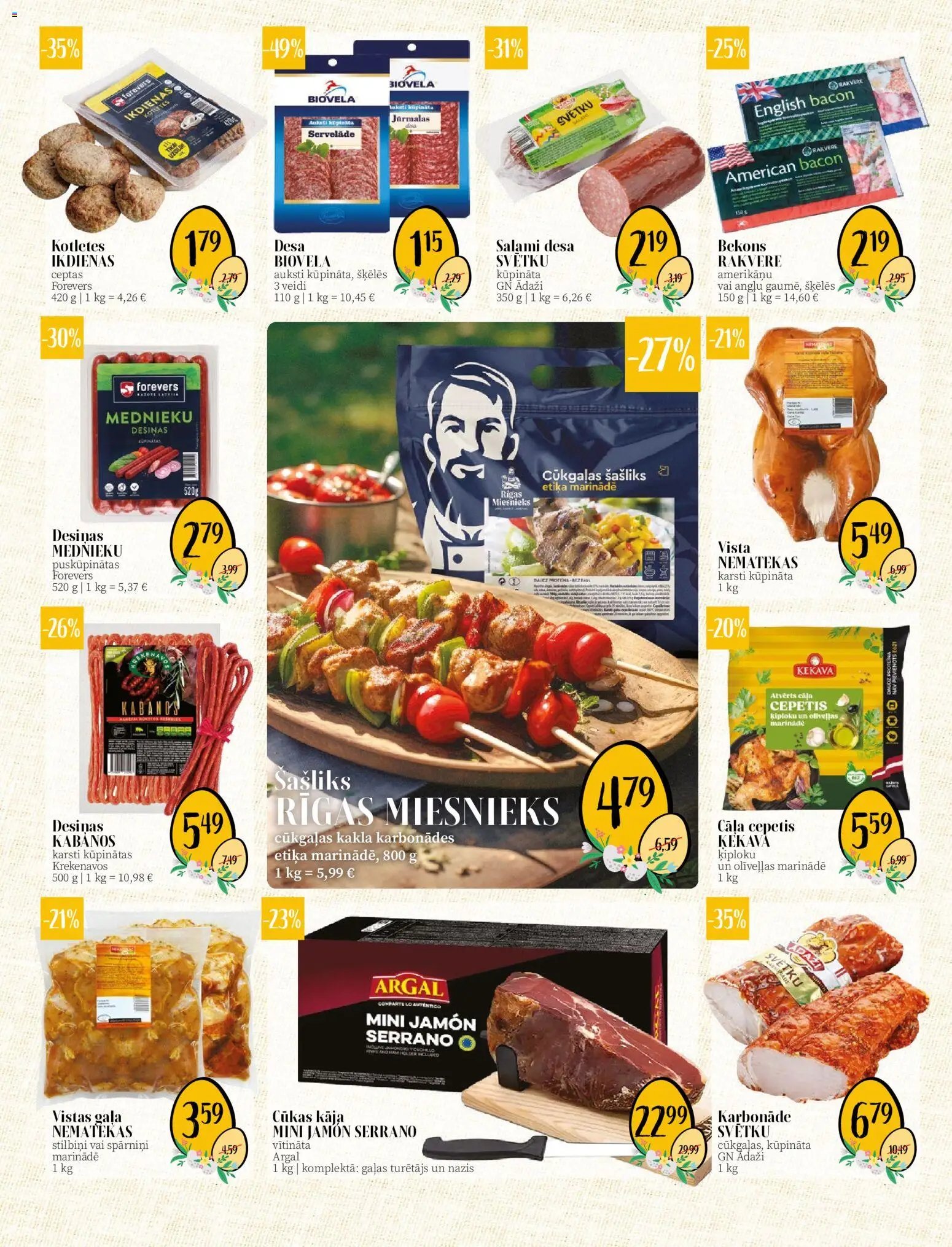 Mego - Akciju buklets