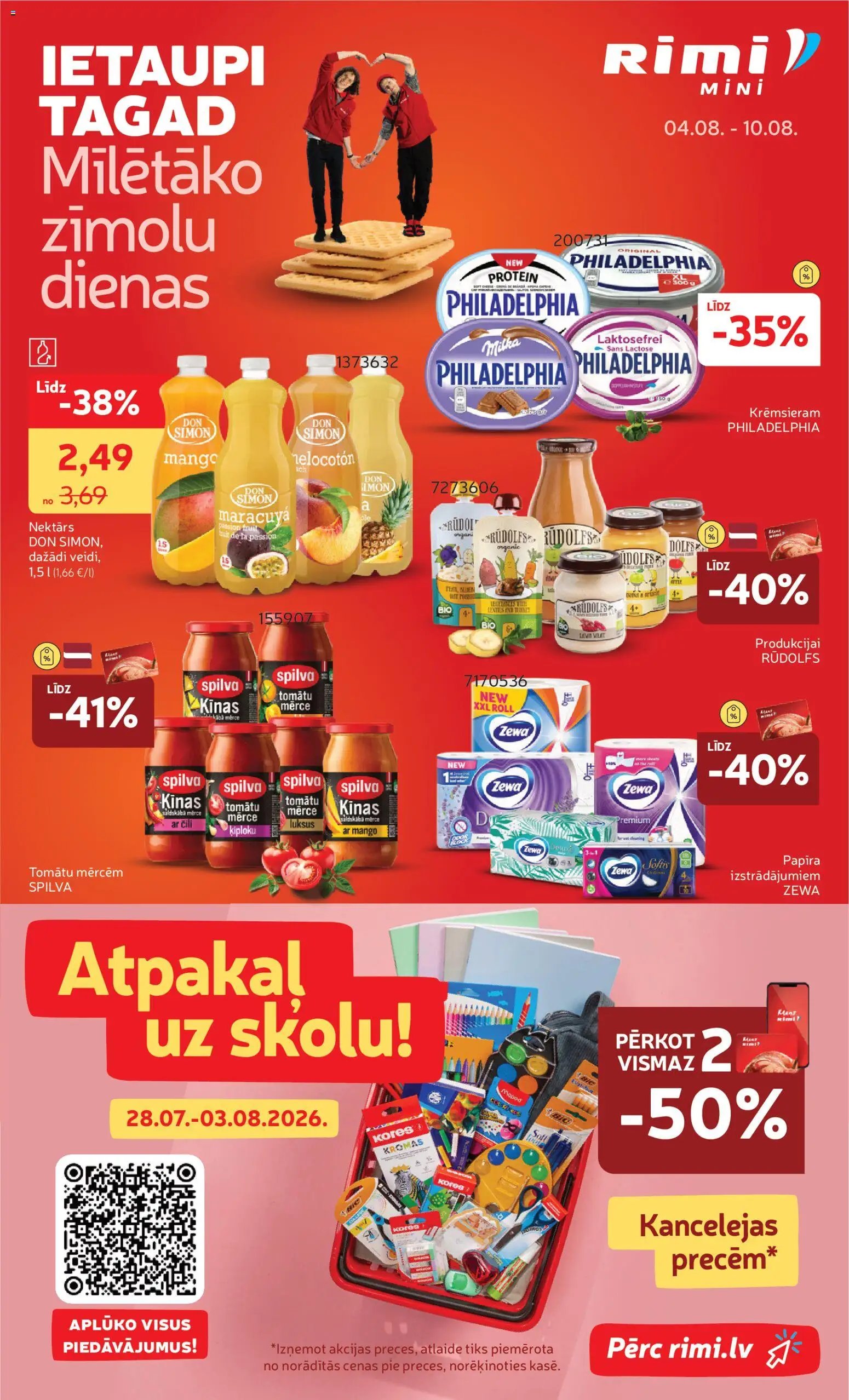 Rimi Mini Rimi akciju buklets