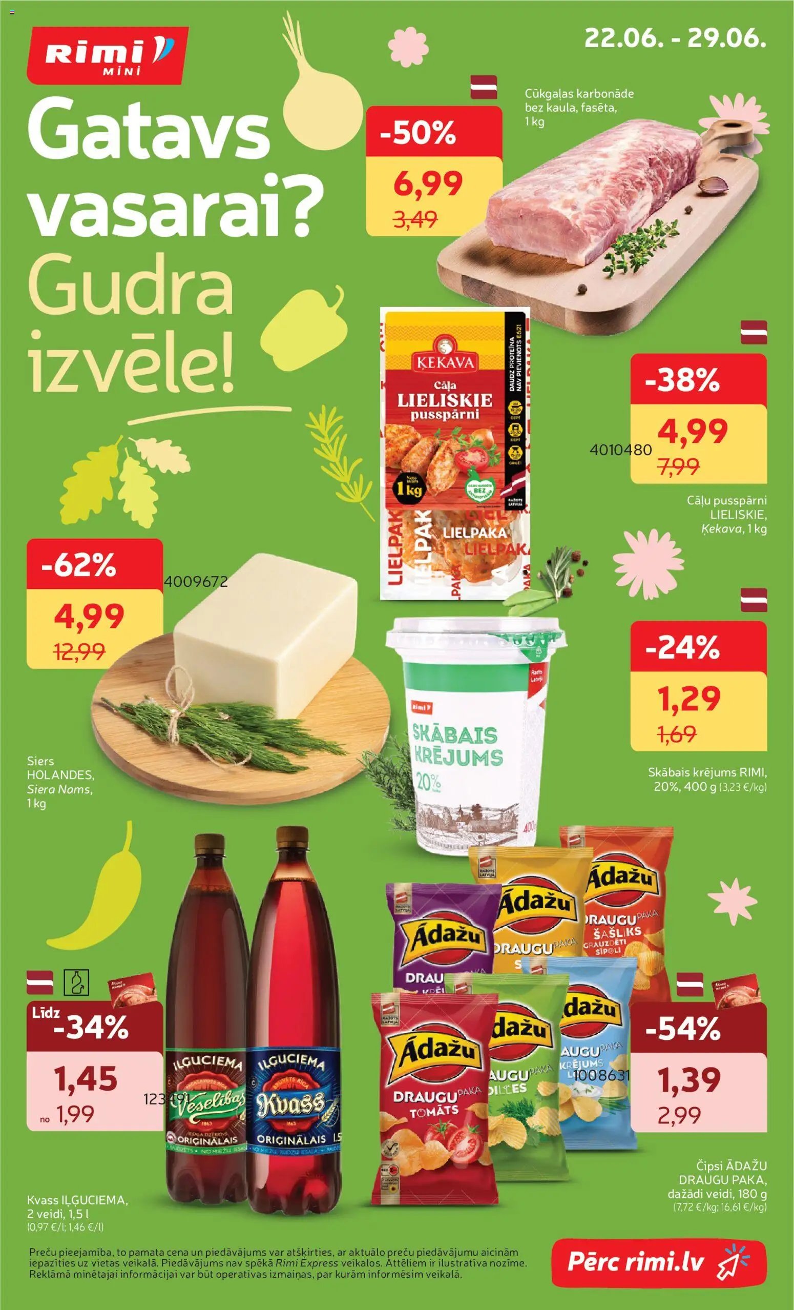 Rimi Mini Rimi akciju buklets