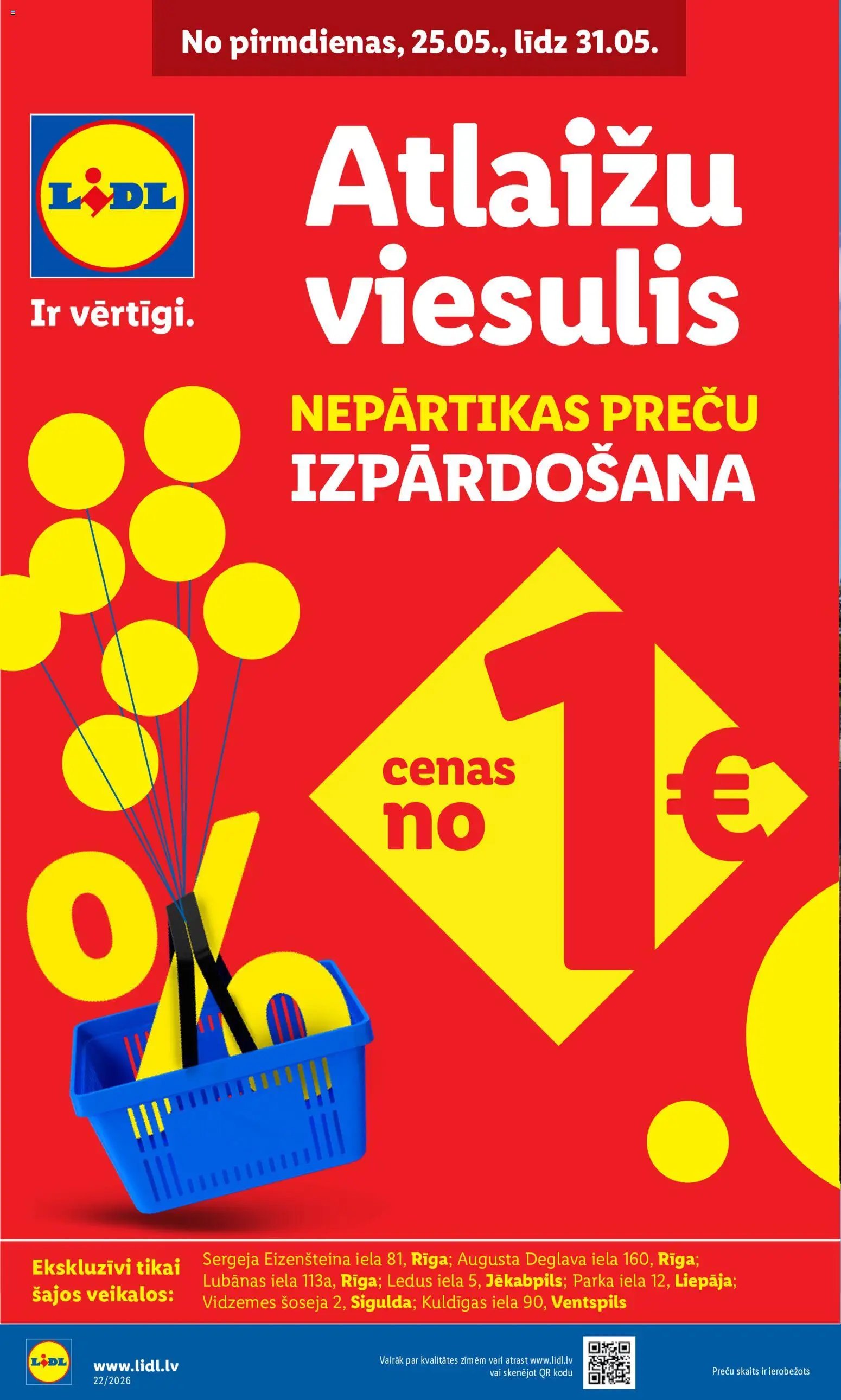 Lidl Nepārtikas preču piedāvājums