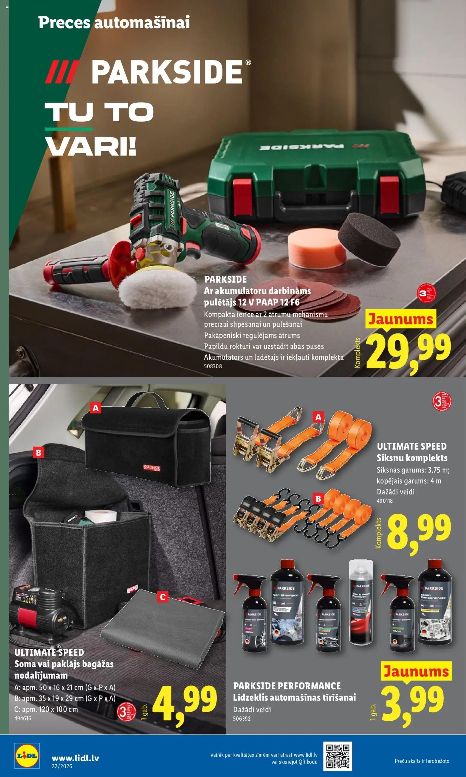 Lidl Nepārtikas preču piedāvājums