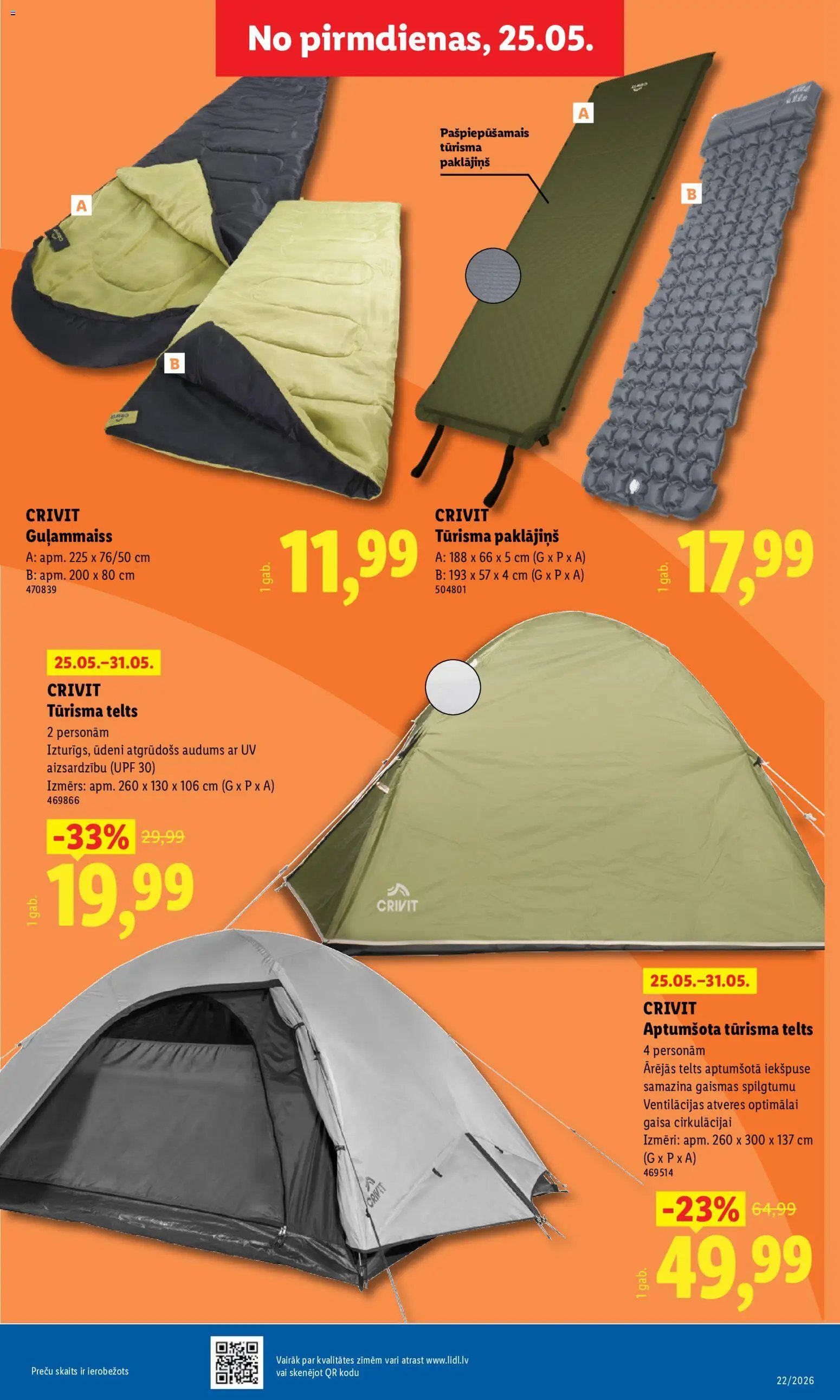 Lidl Nepārtikas preču piedāvājums