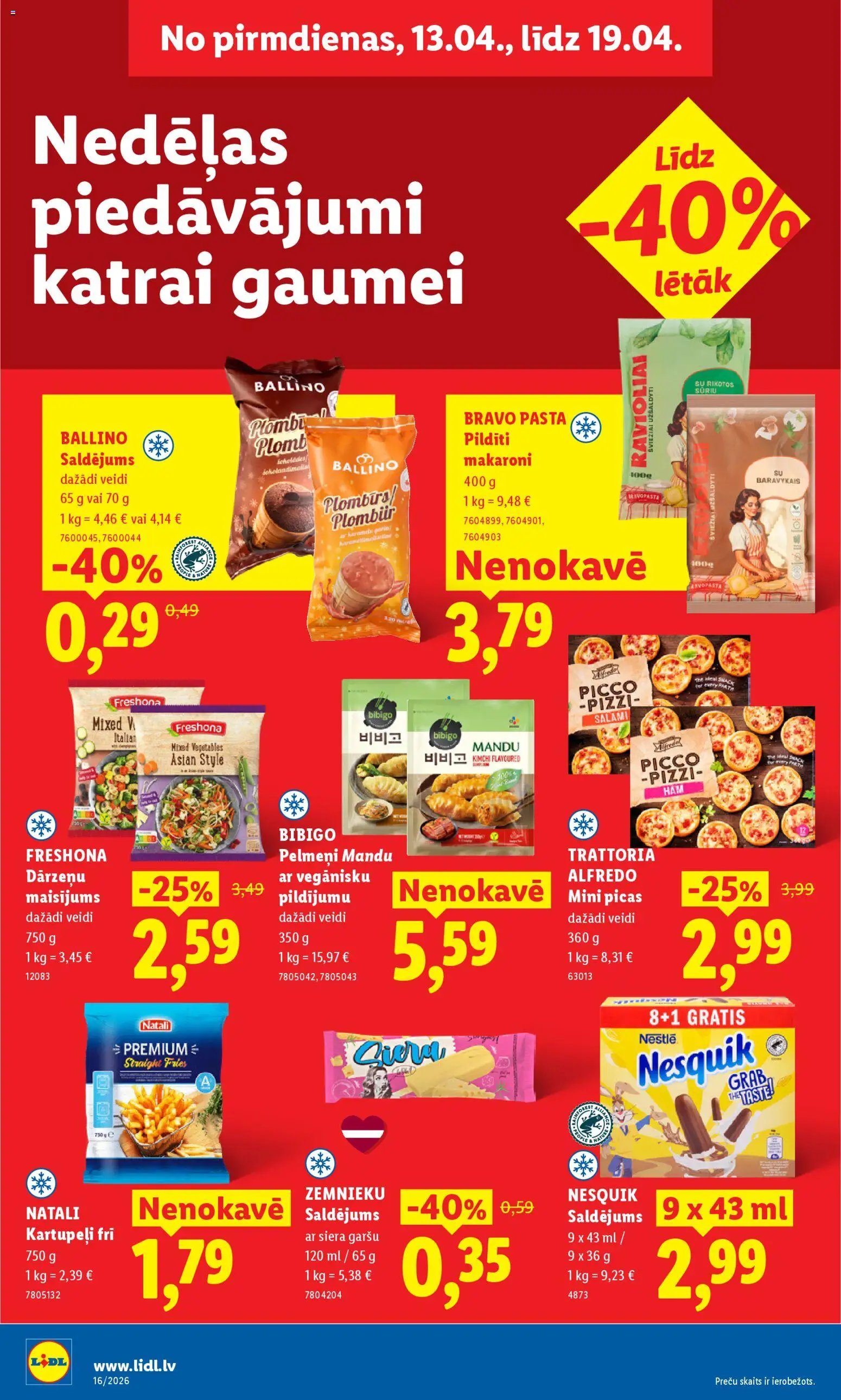 Lidl Akciju buklets