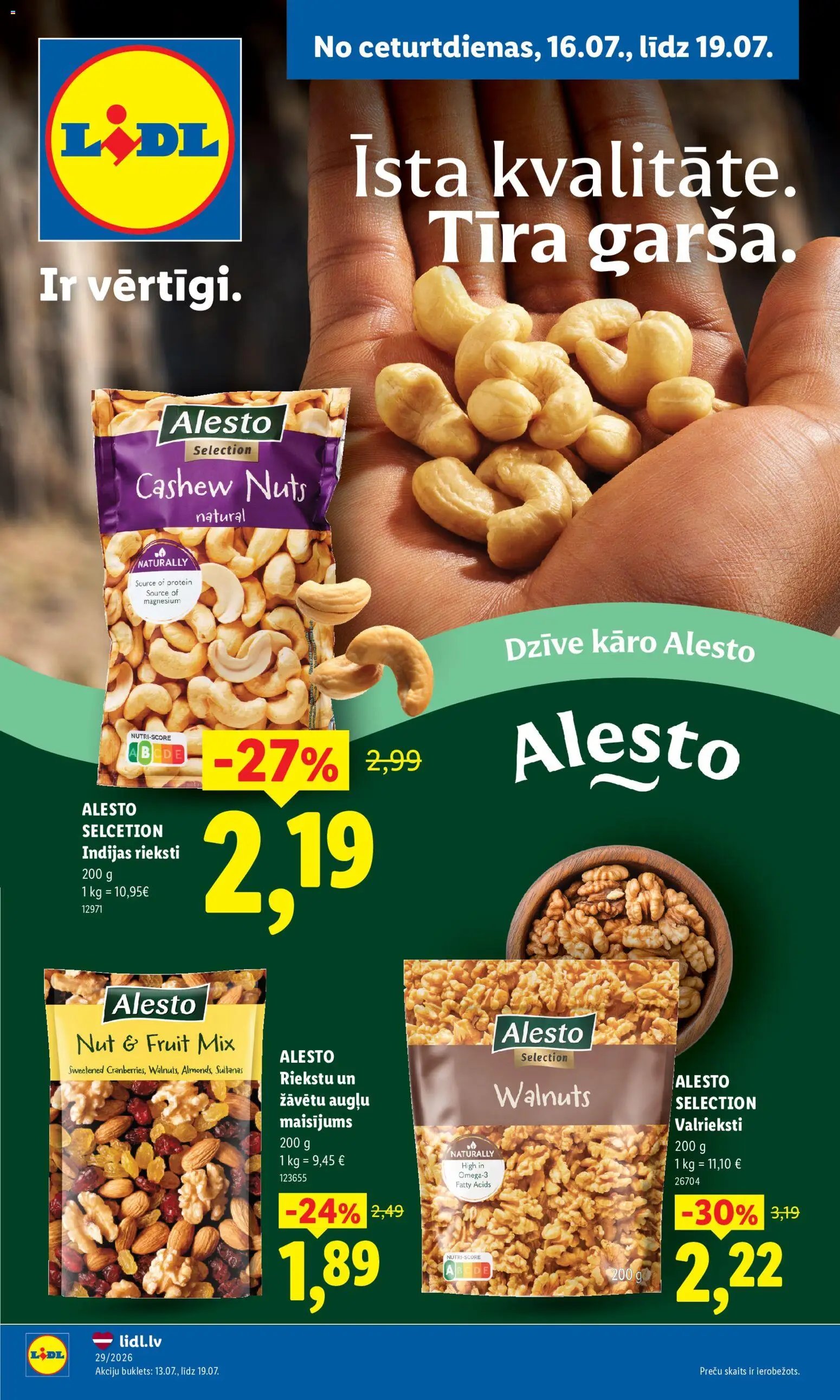 Lidl - Īsta kvalitāte. tīra garša