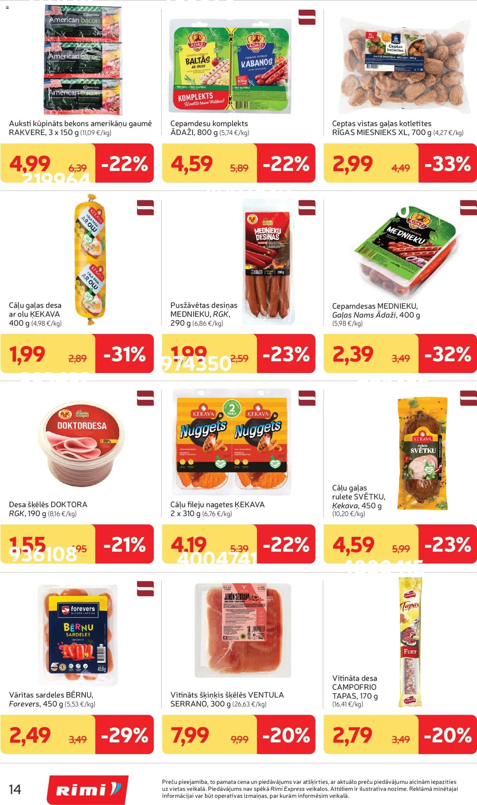 Rimi Akciju buklets
