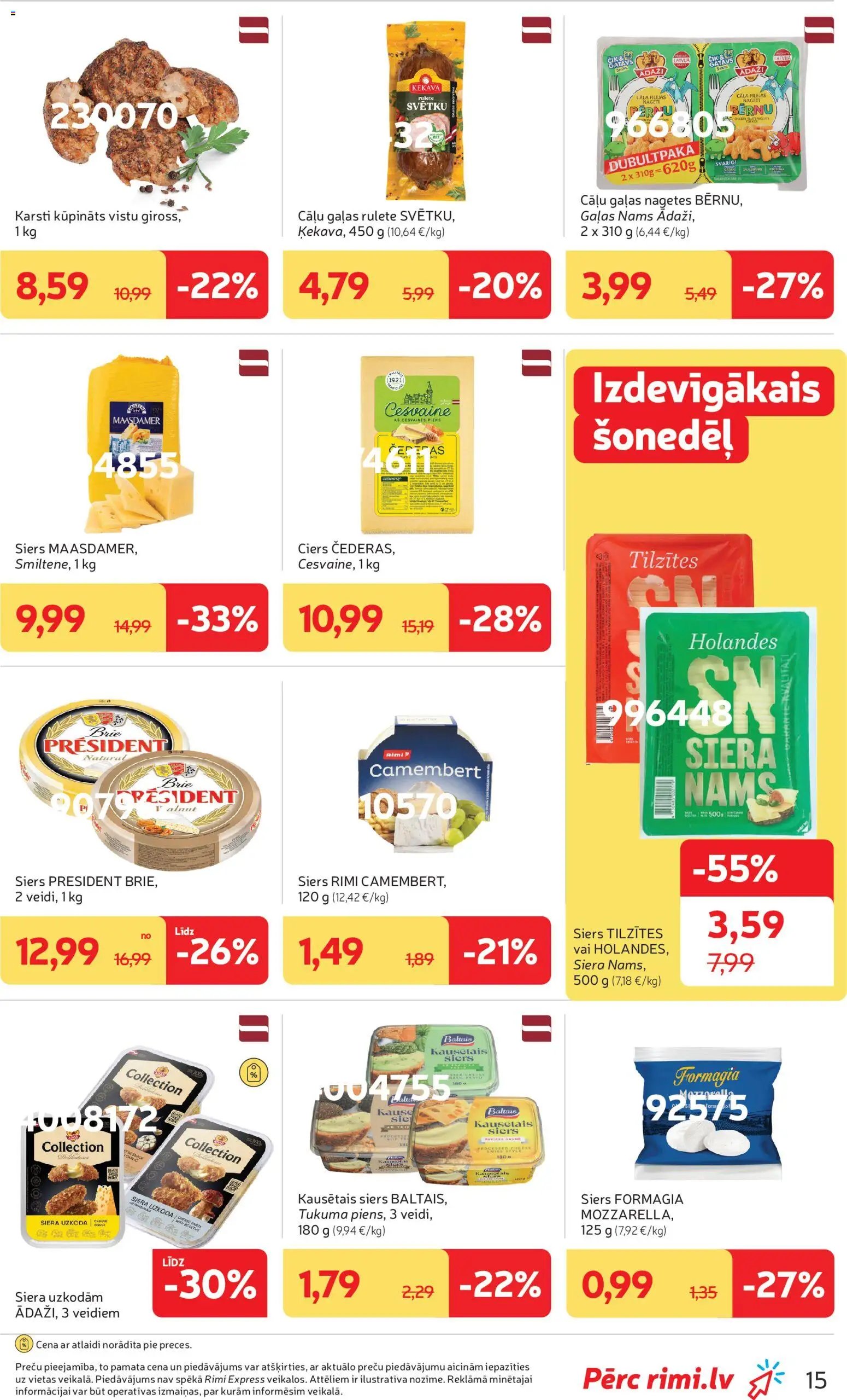 Rimi Akciju buklets