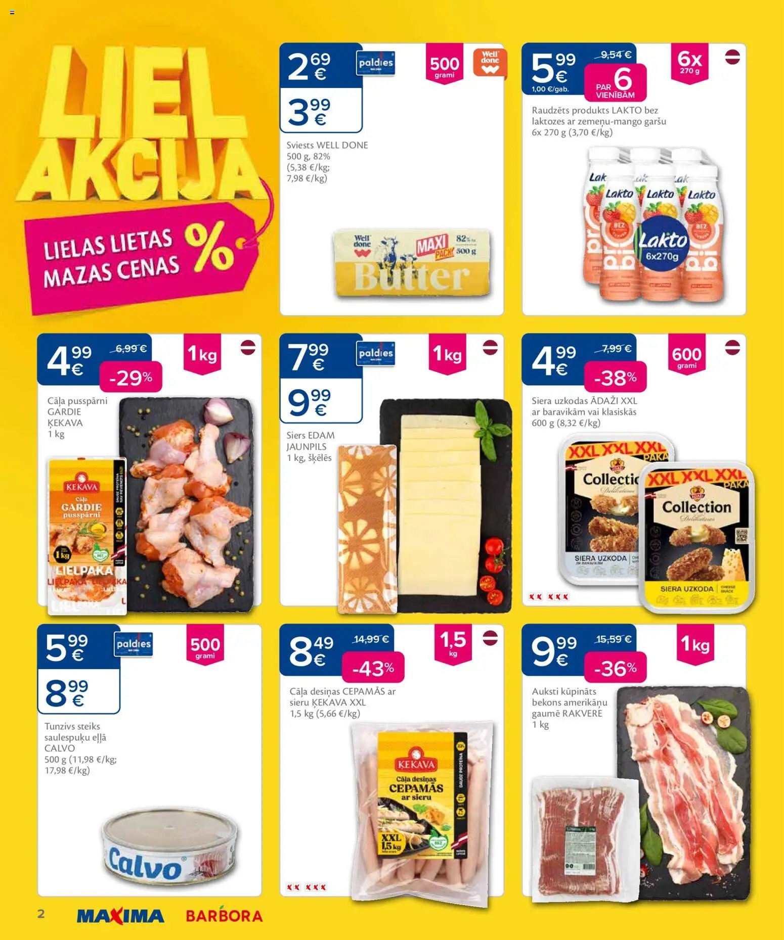 Maxima Akciju buklets