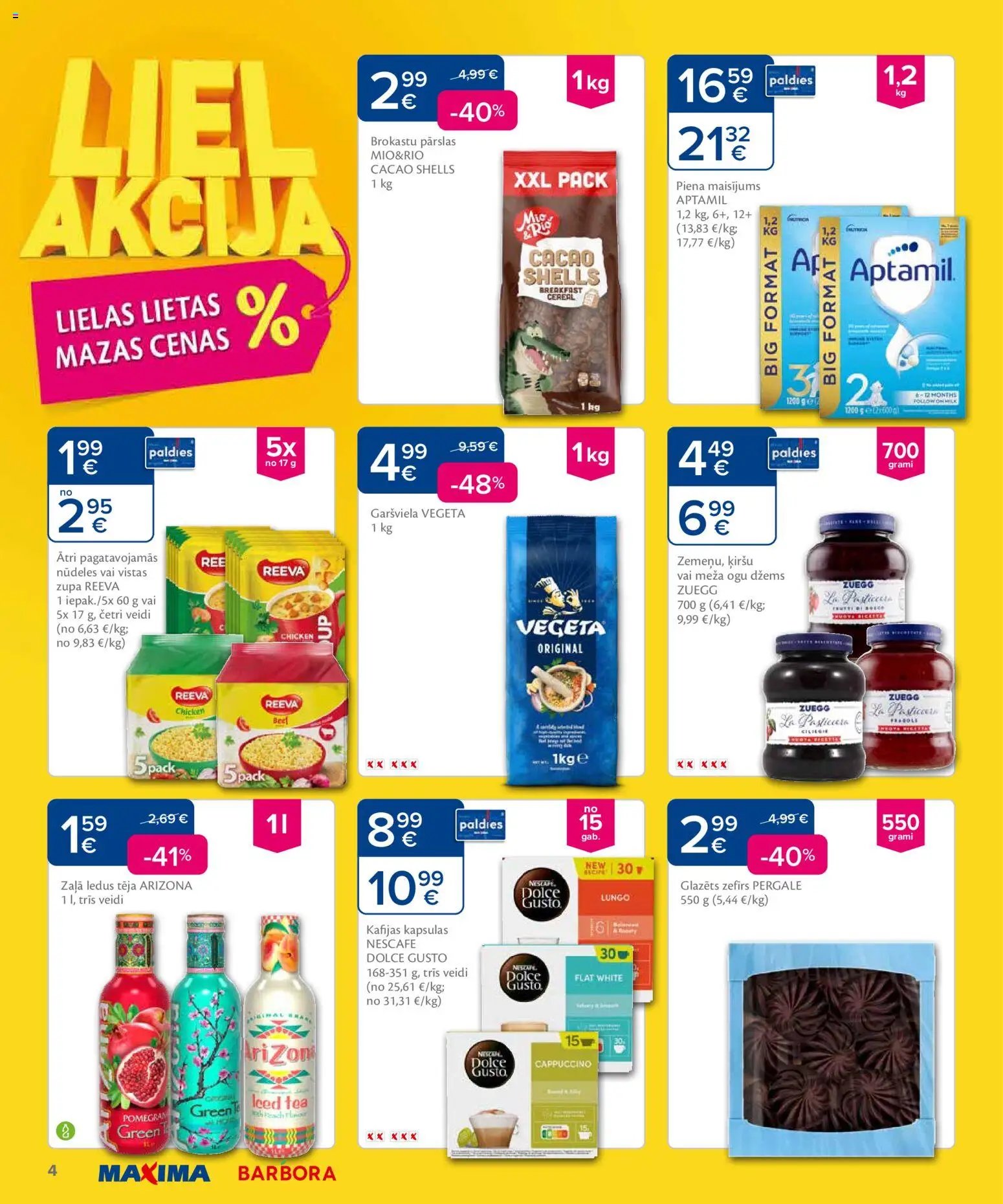 Maxima Akciju buklets