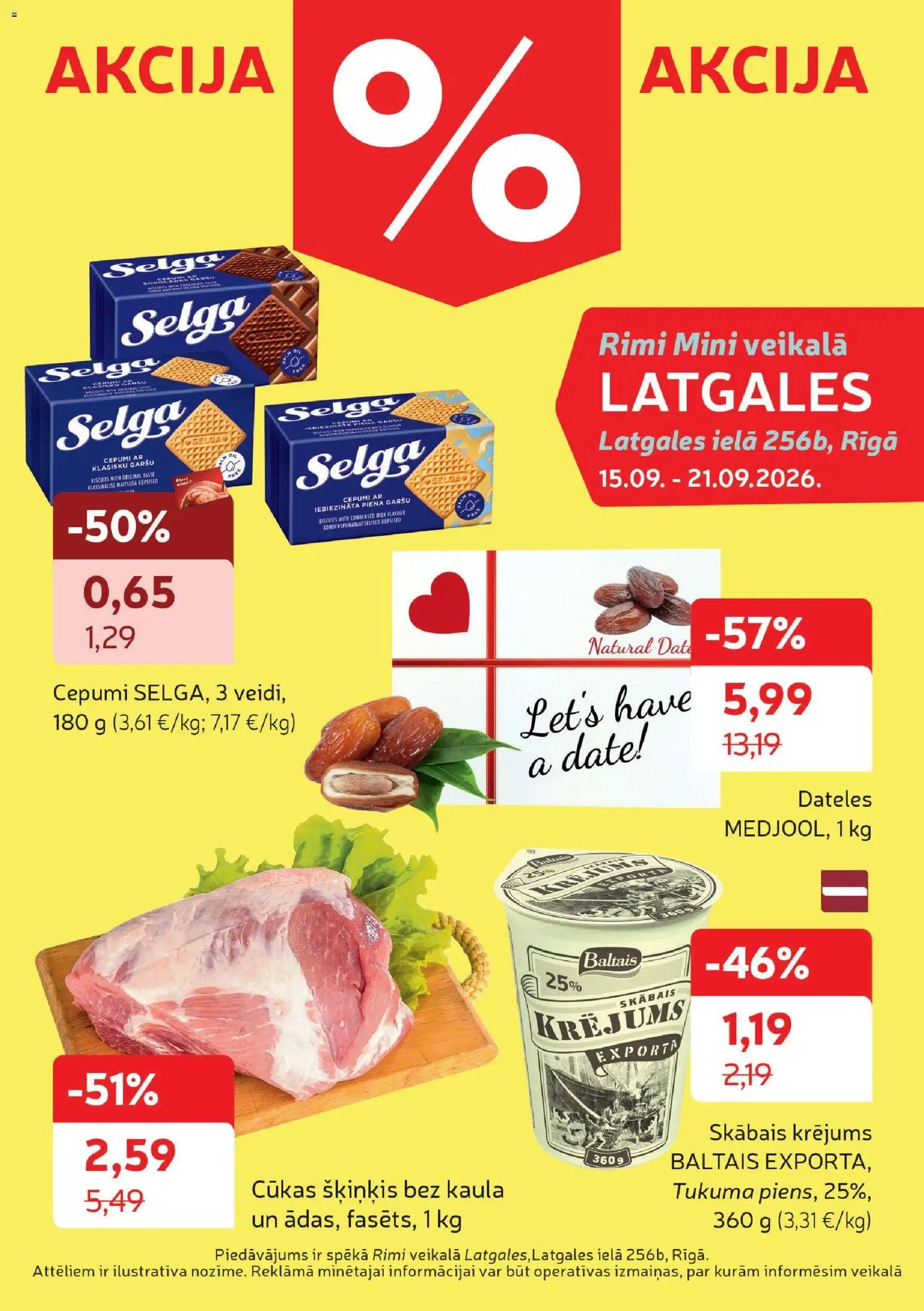 Rimi Latgales piedāvājumi