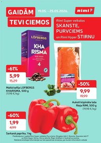 Rimi Skanste Stirnu un Purvciems piedāvājumi