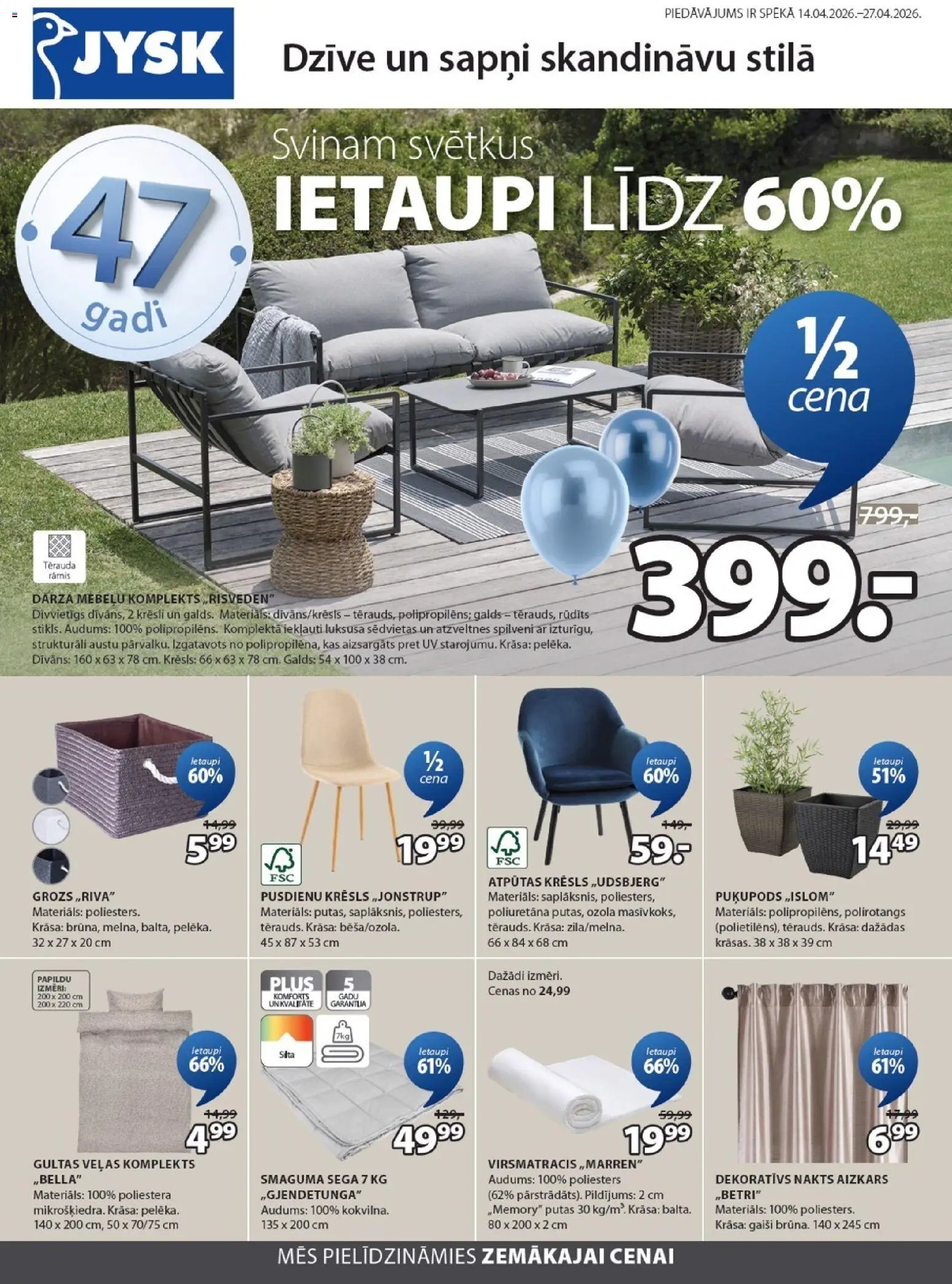 Jysk - Akciju buklets