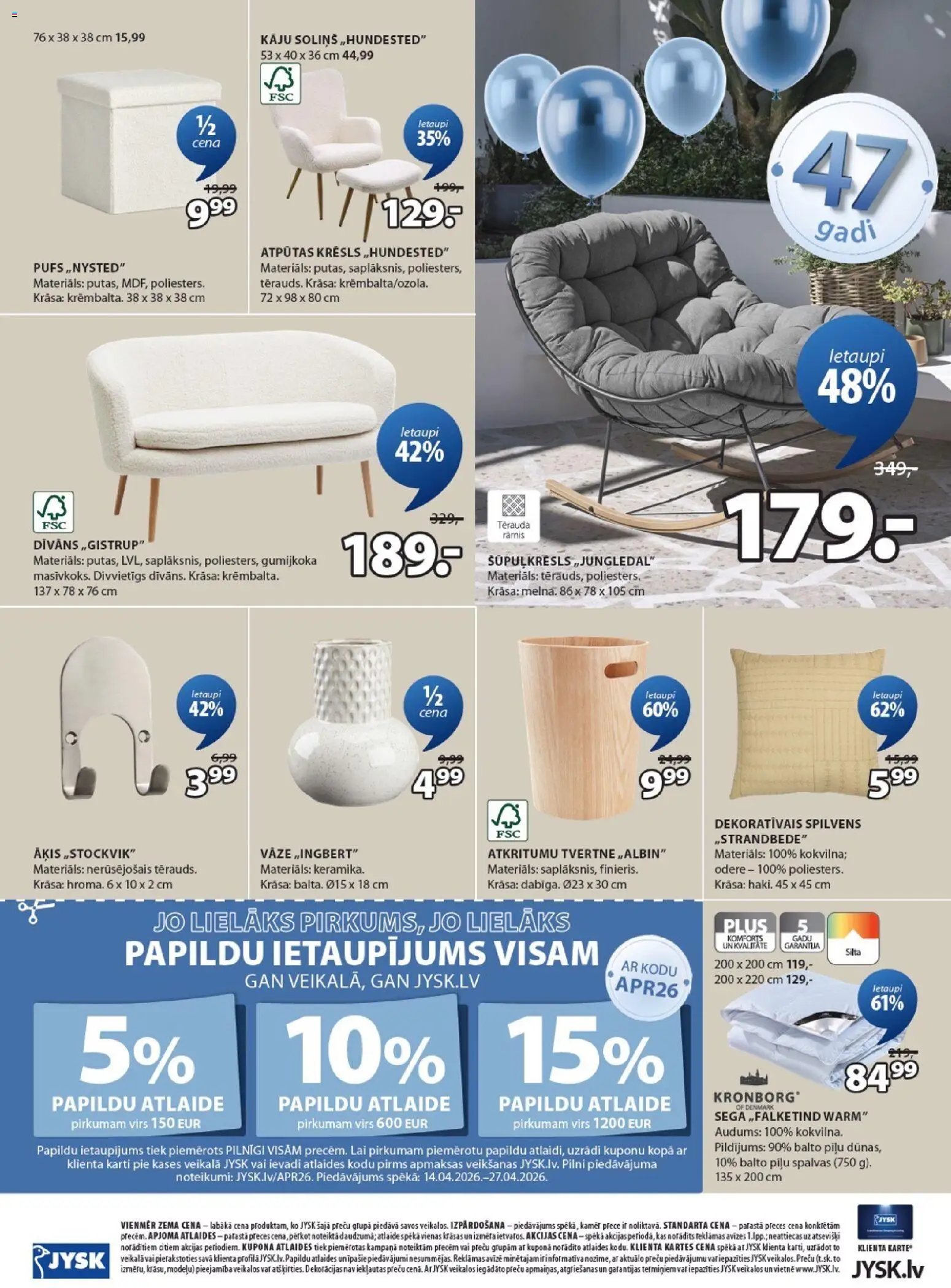 Jysk - Akciju buklets