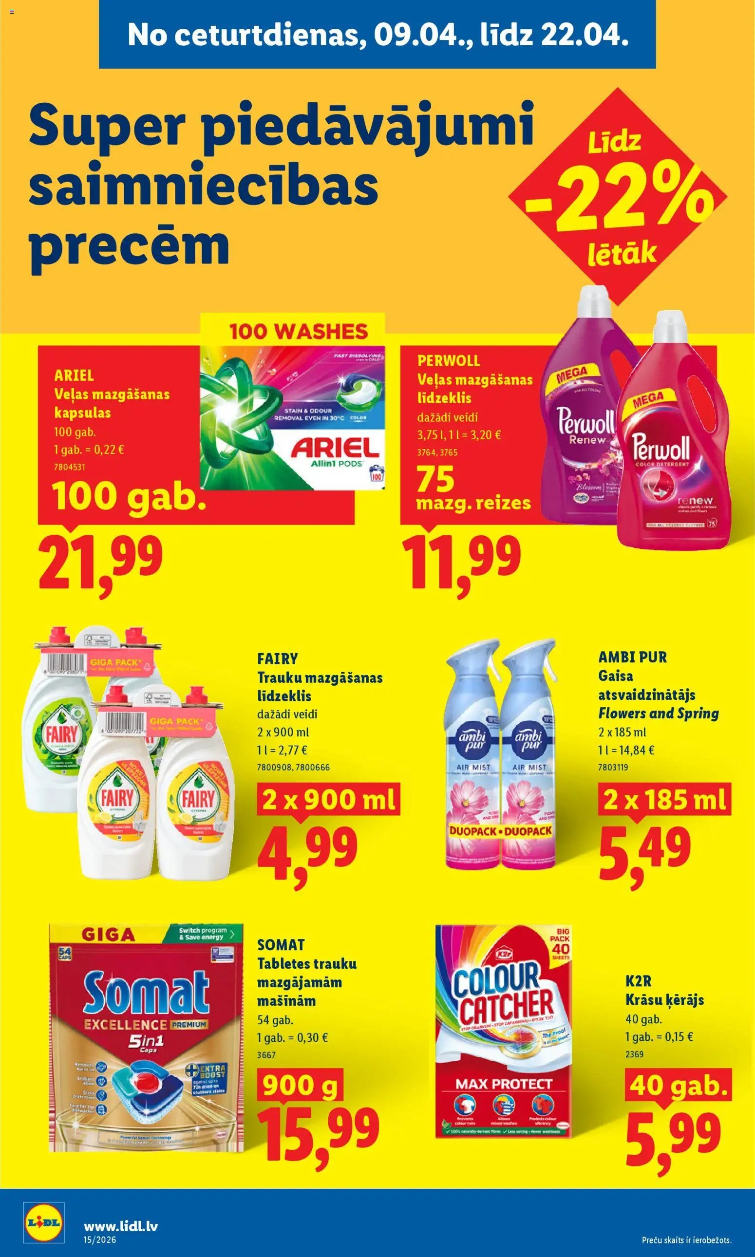 Lidl Akciju buklets