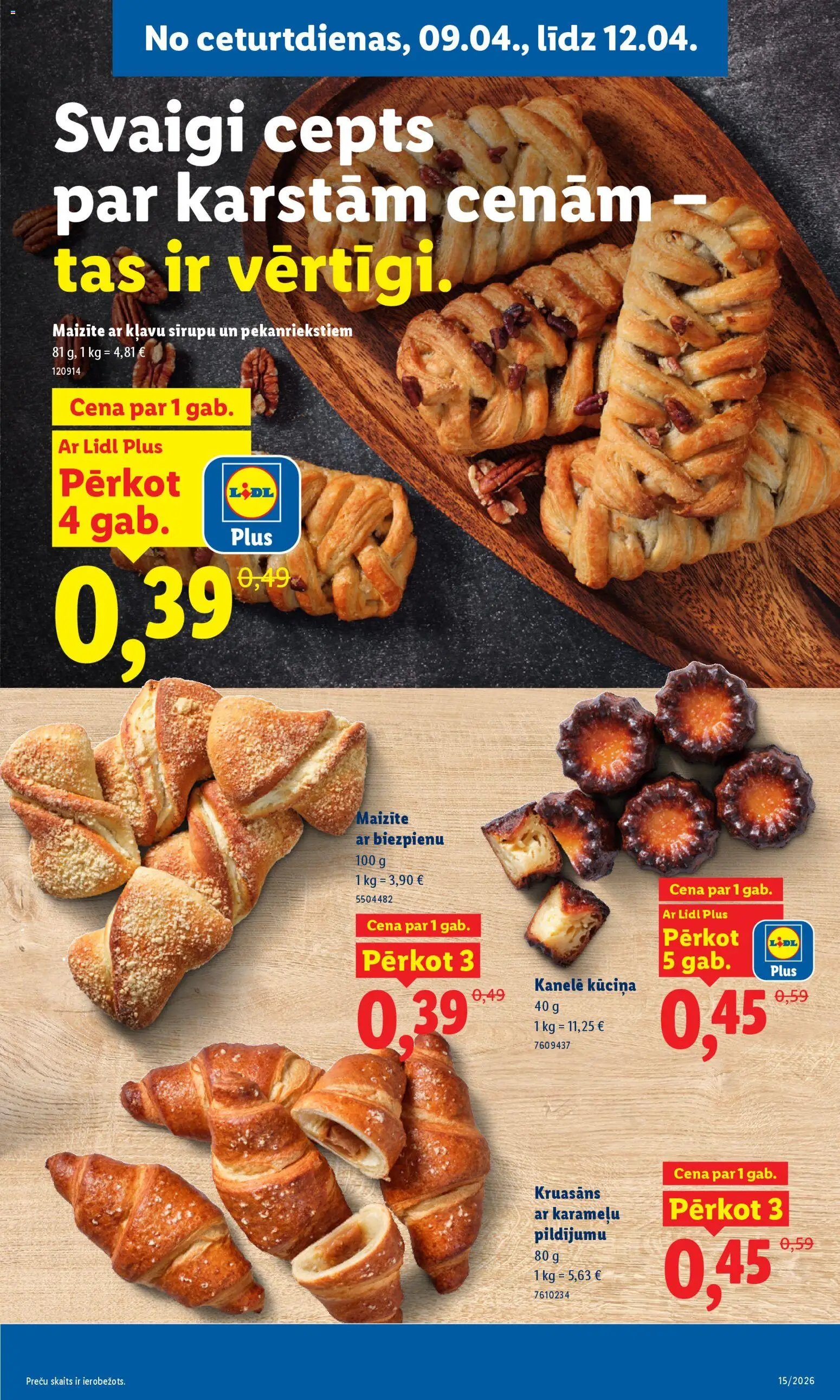 Lidl Akciju buklets