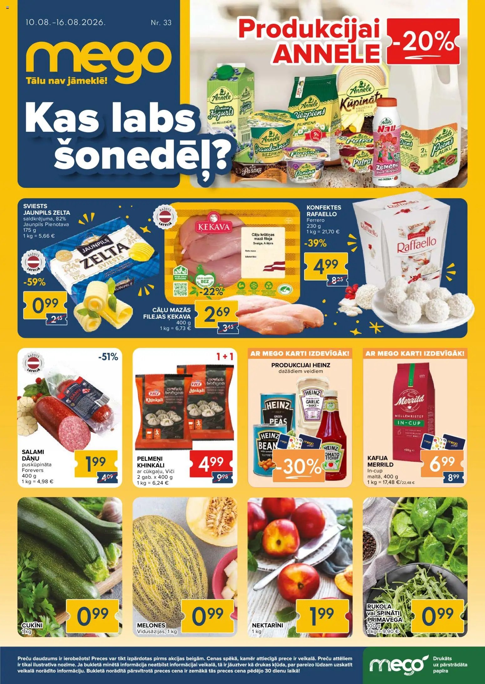 Mego Akciju buklets