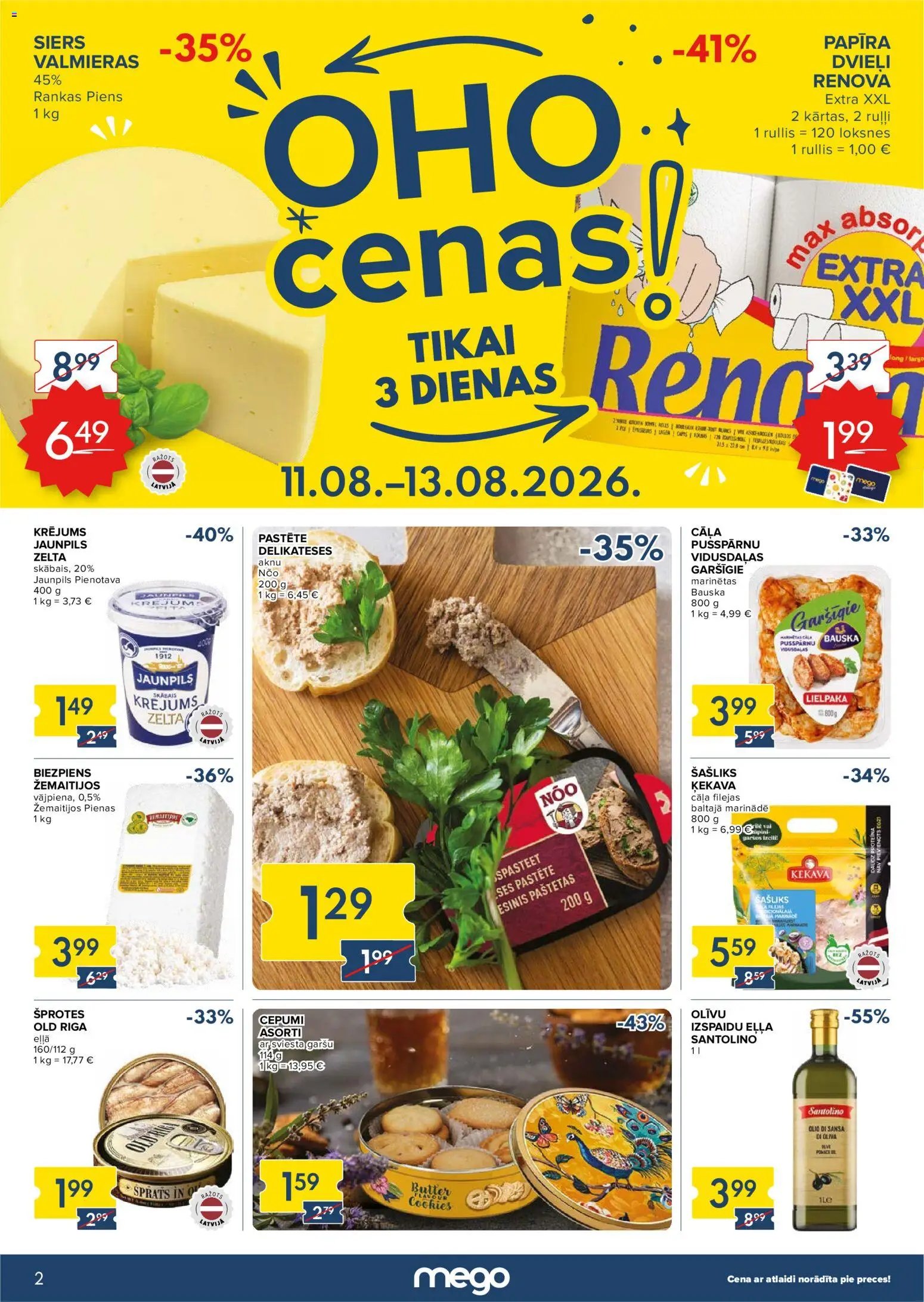 Mego Akciju buklets