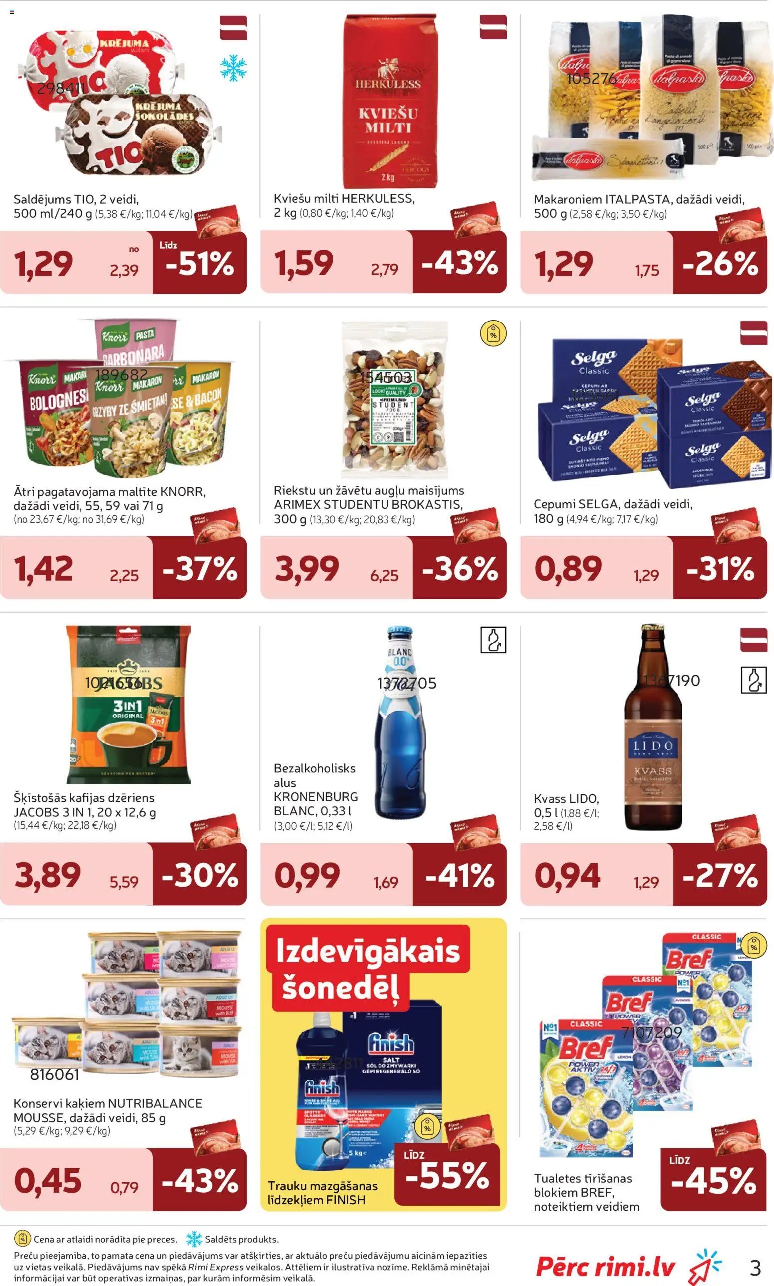 Rimi Mini Rimi akciju buklets